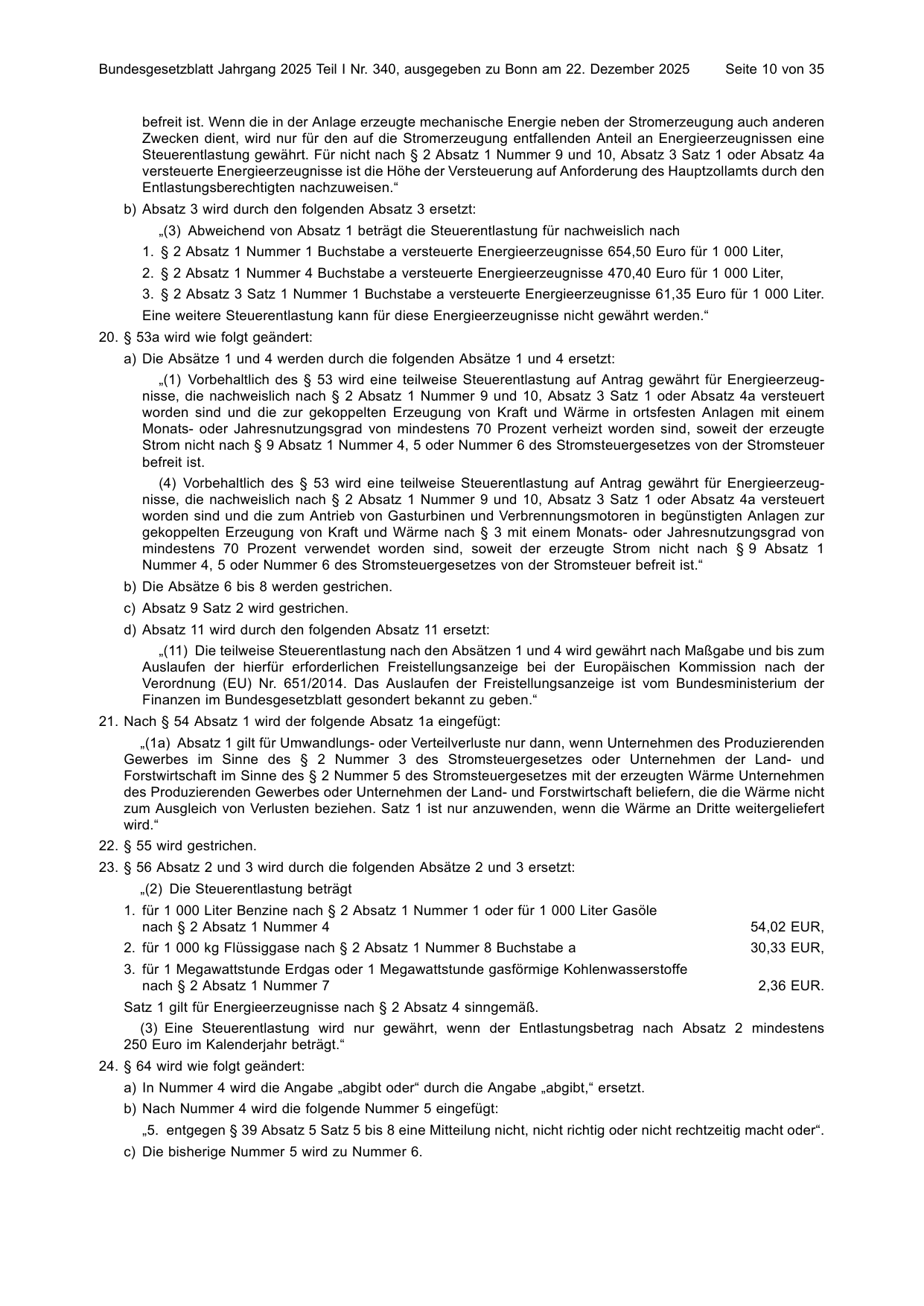 BGBl. 2025, Seite 10 — Originalseite als Abbildung