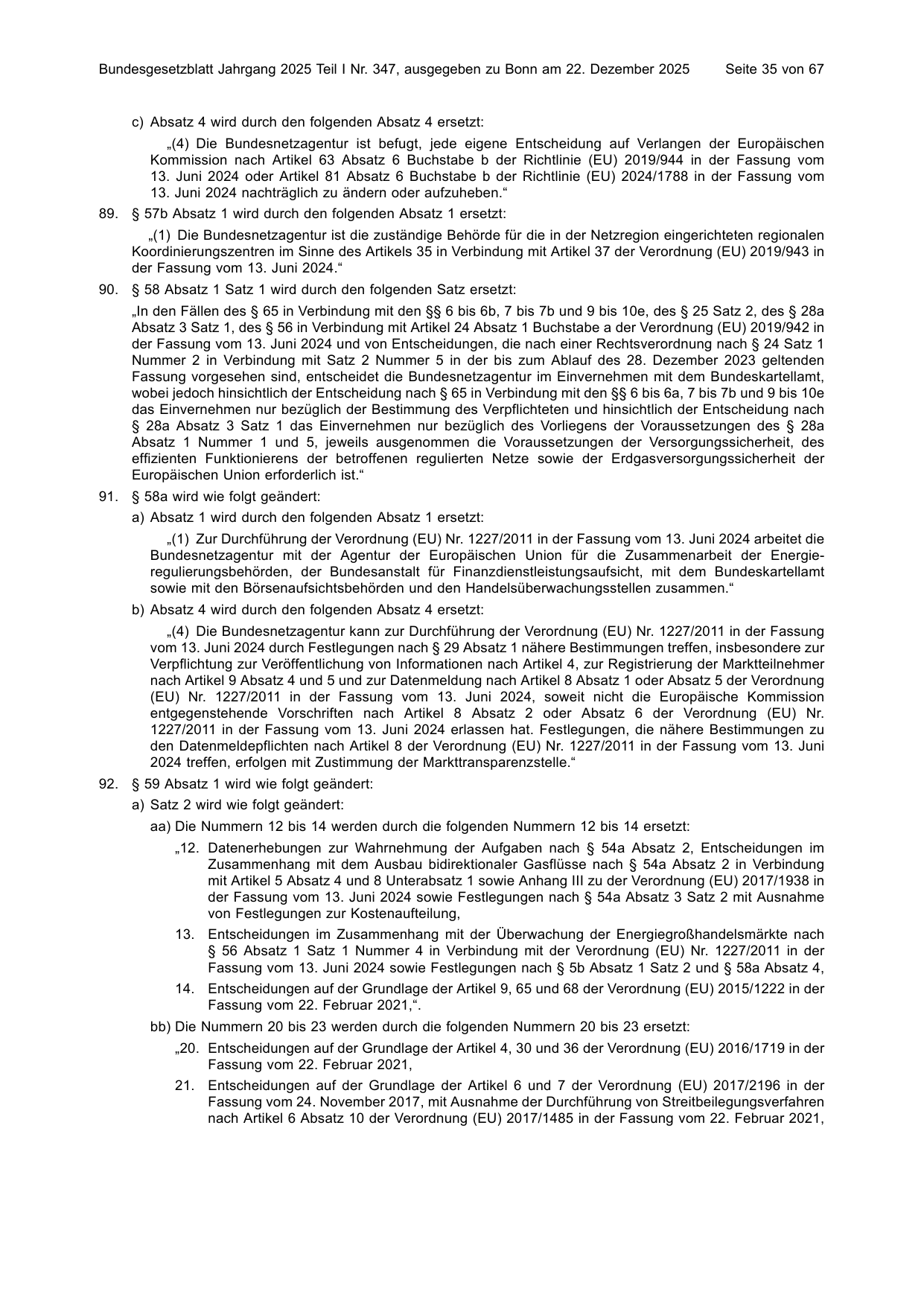 BGBl. 2025, Seite 35 — Originalseite als Abbildung