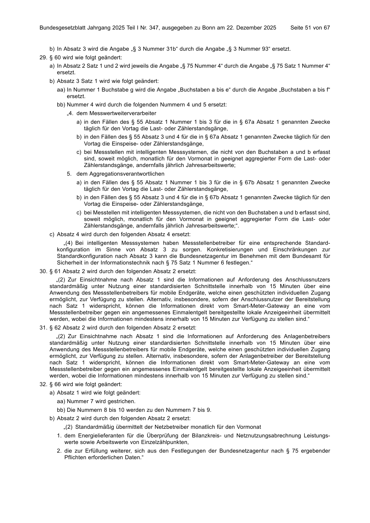 BGBl. 2025, Seite 51 — Originalseite als Abbildung