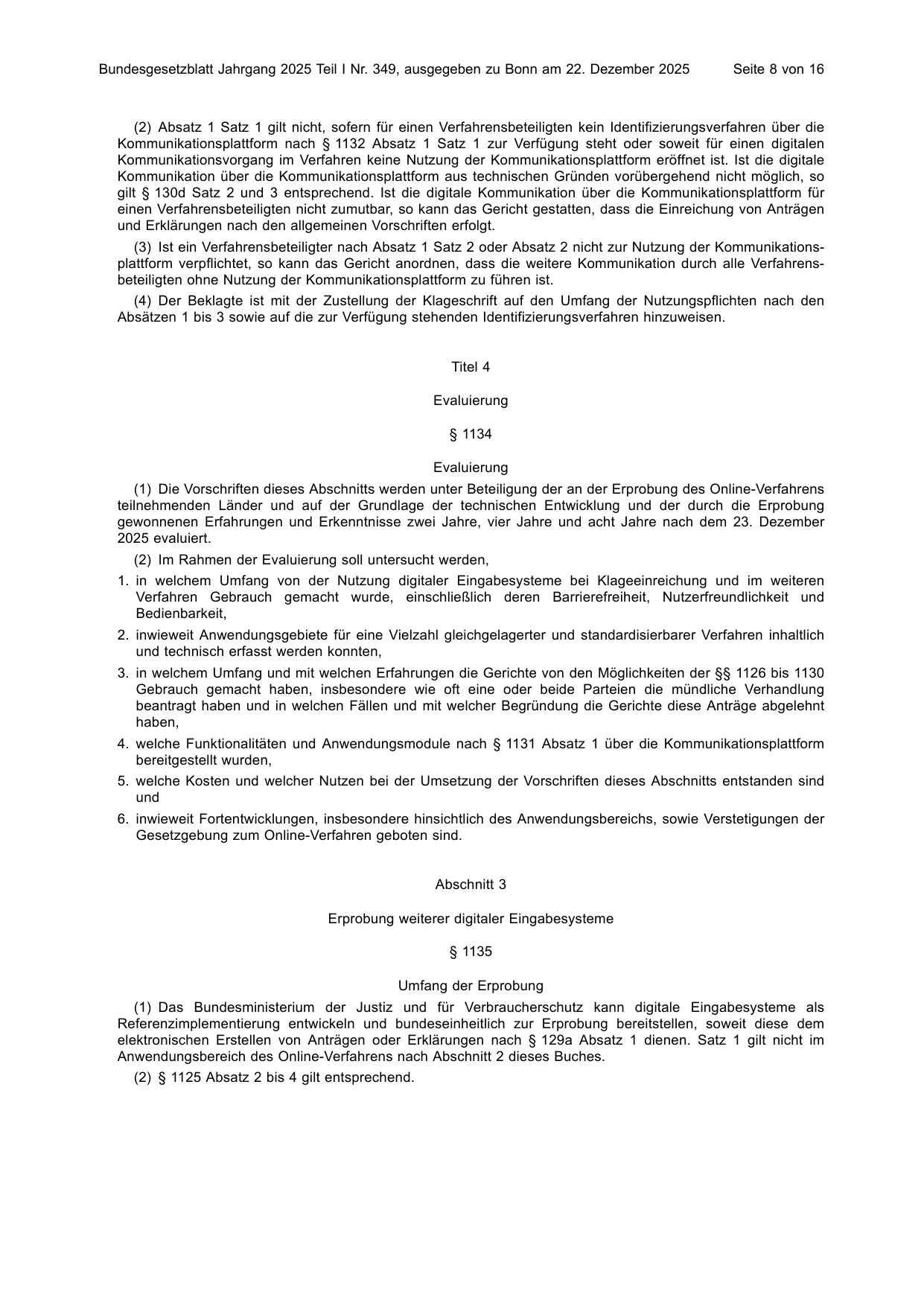 BGBl. 2025, Seite 8 — Originalseite als Abbildung