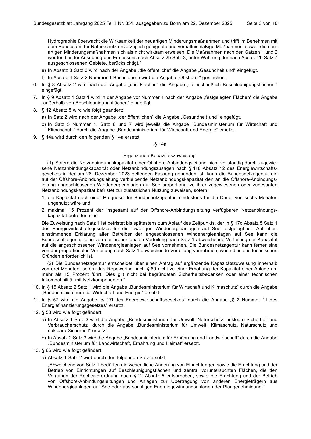 BGBl. 2025, Seite 3 — Originalseite als Abbildung