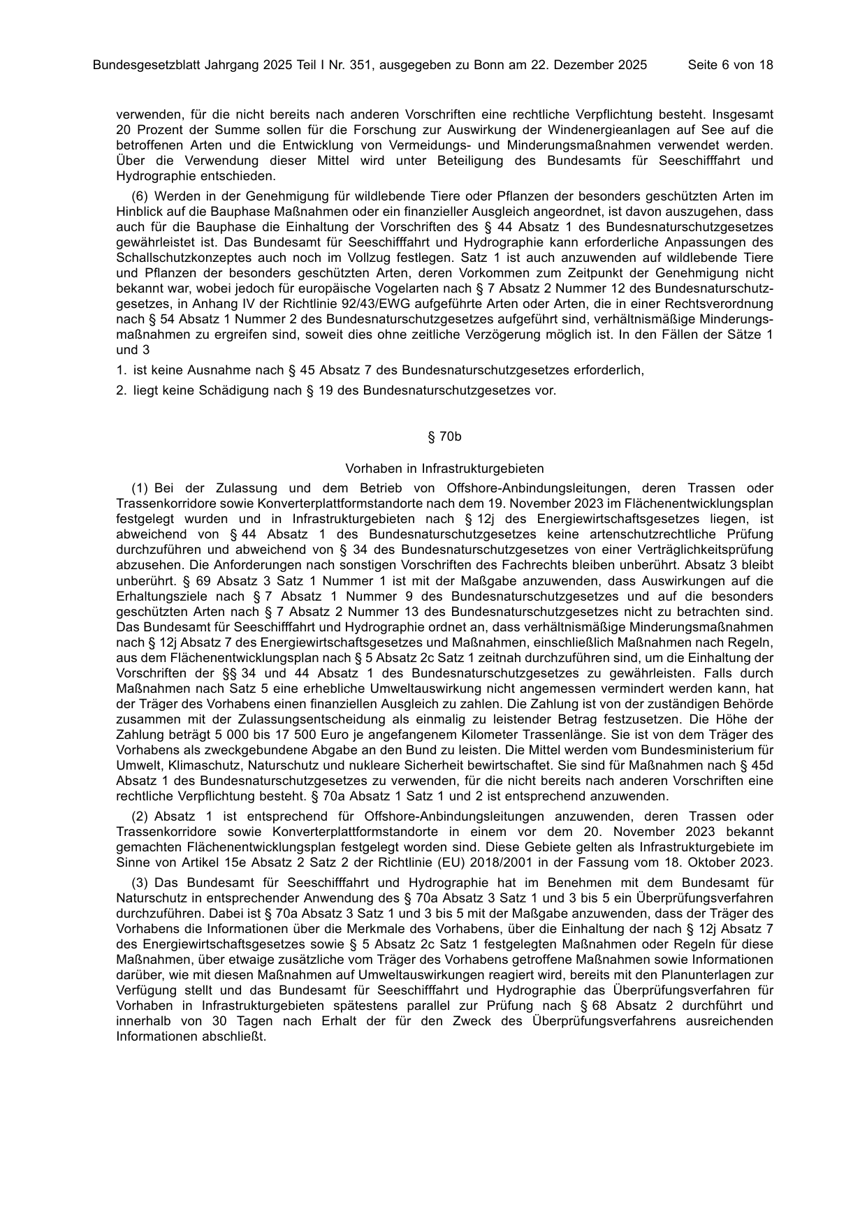 BGBl. 2025, Seite 6 — Originalseite als Abbildung