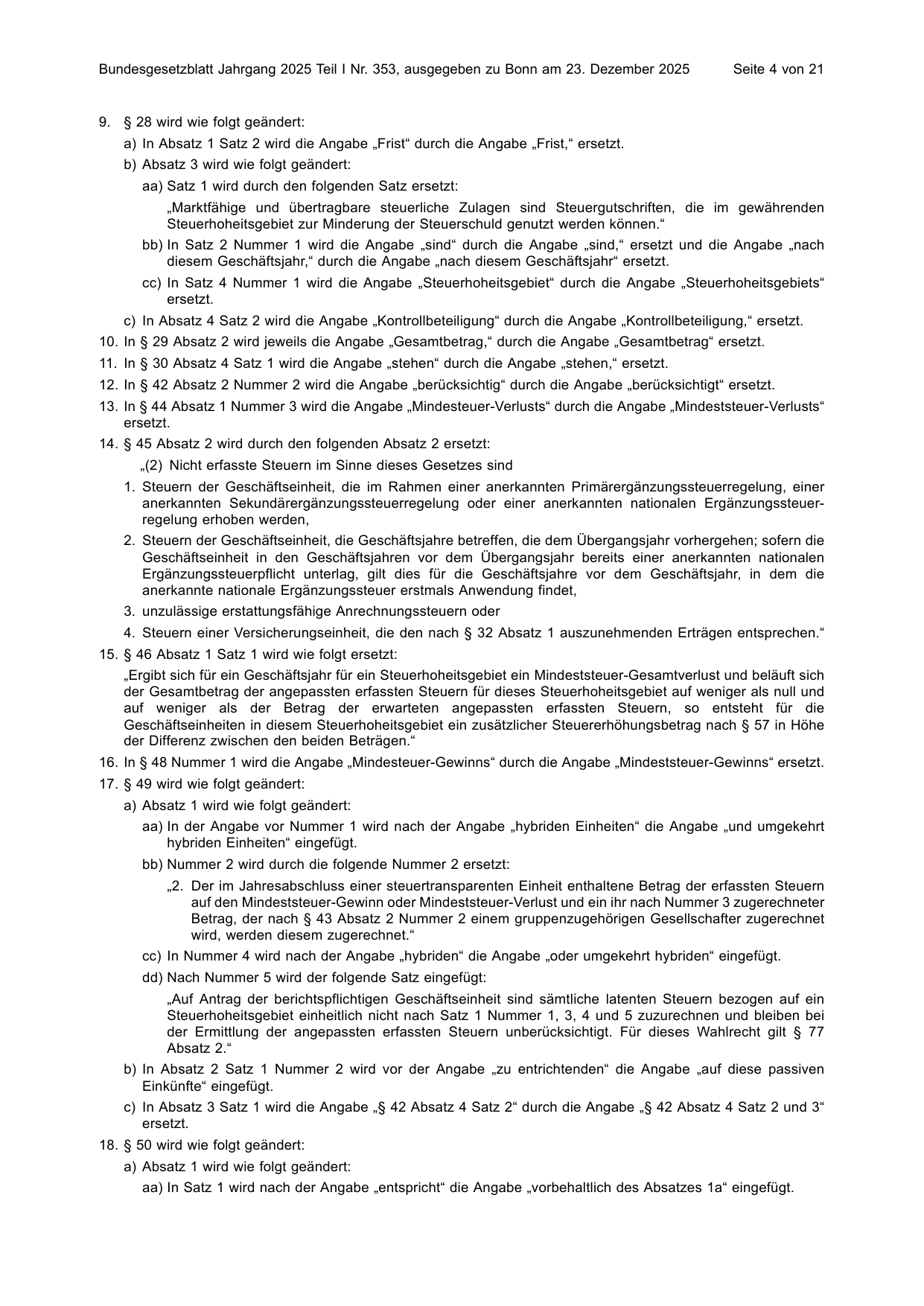BGBl. 2025, Seite 4 — Originalseite als Abbildung