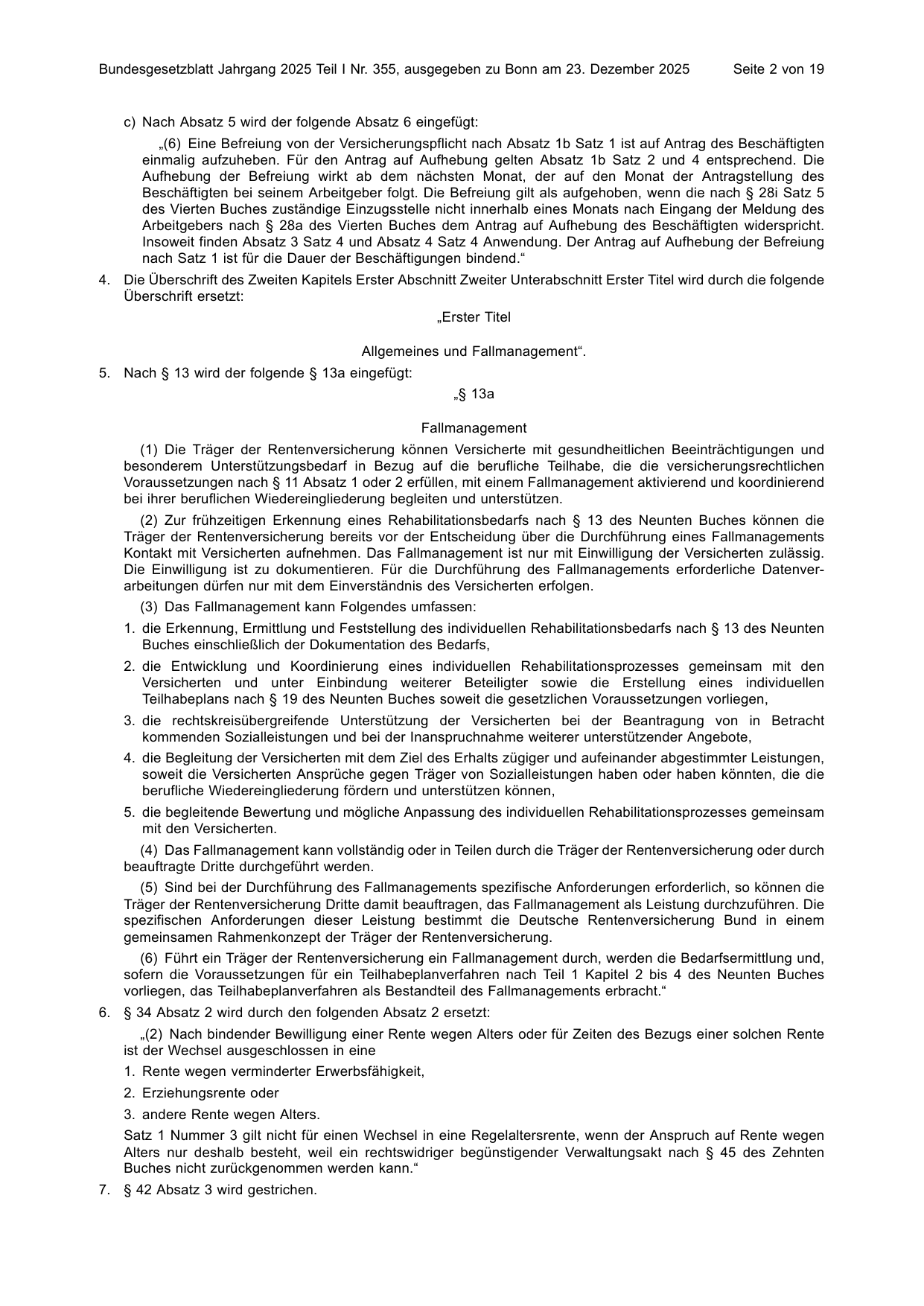 BGBl. 2025, Seite 2 — Originalseite als Abbildung