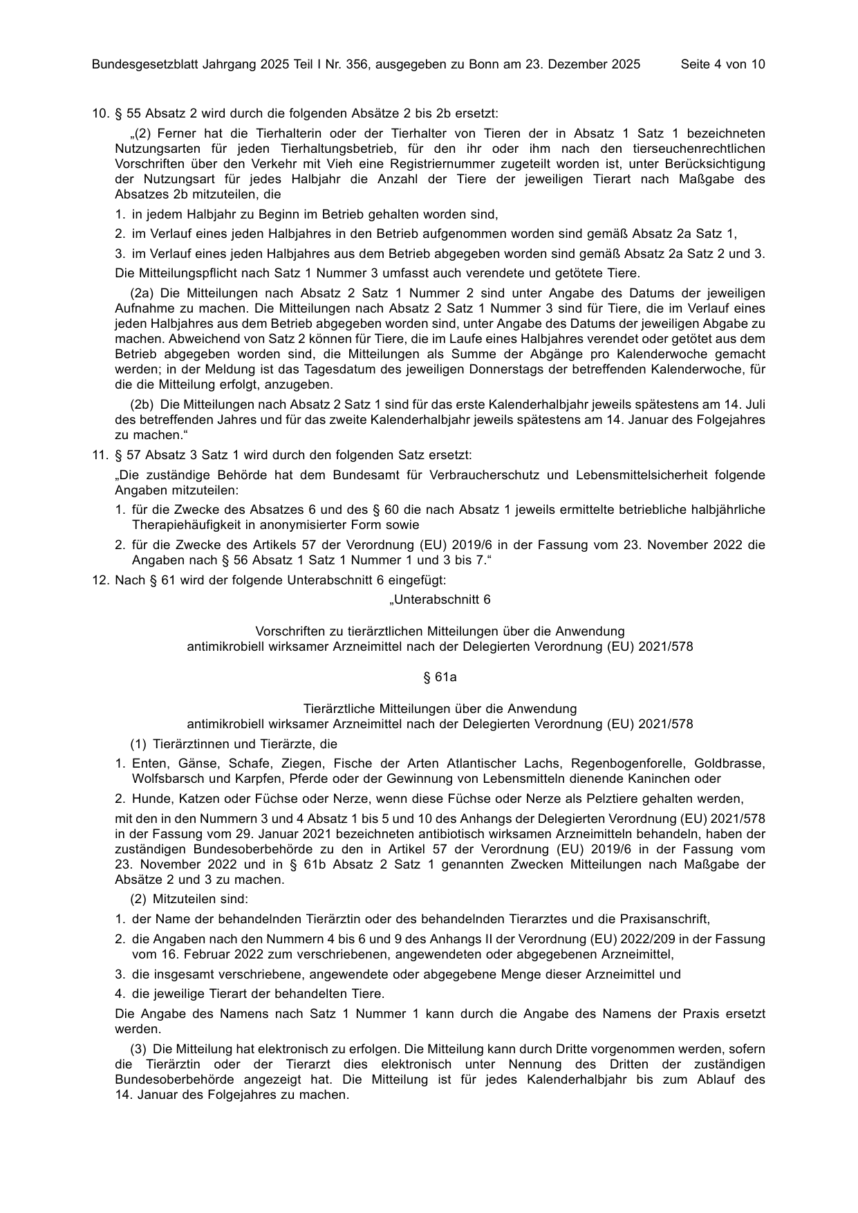 BGBl. 2025, Seite 4 — Originalseite als Abbildung
