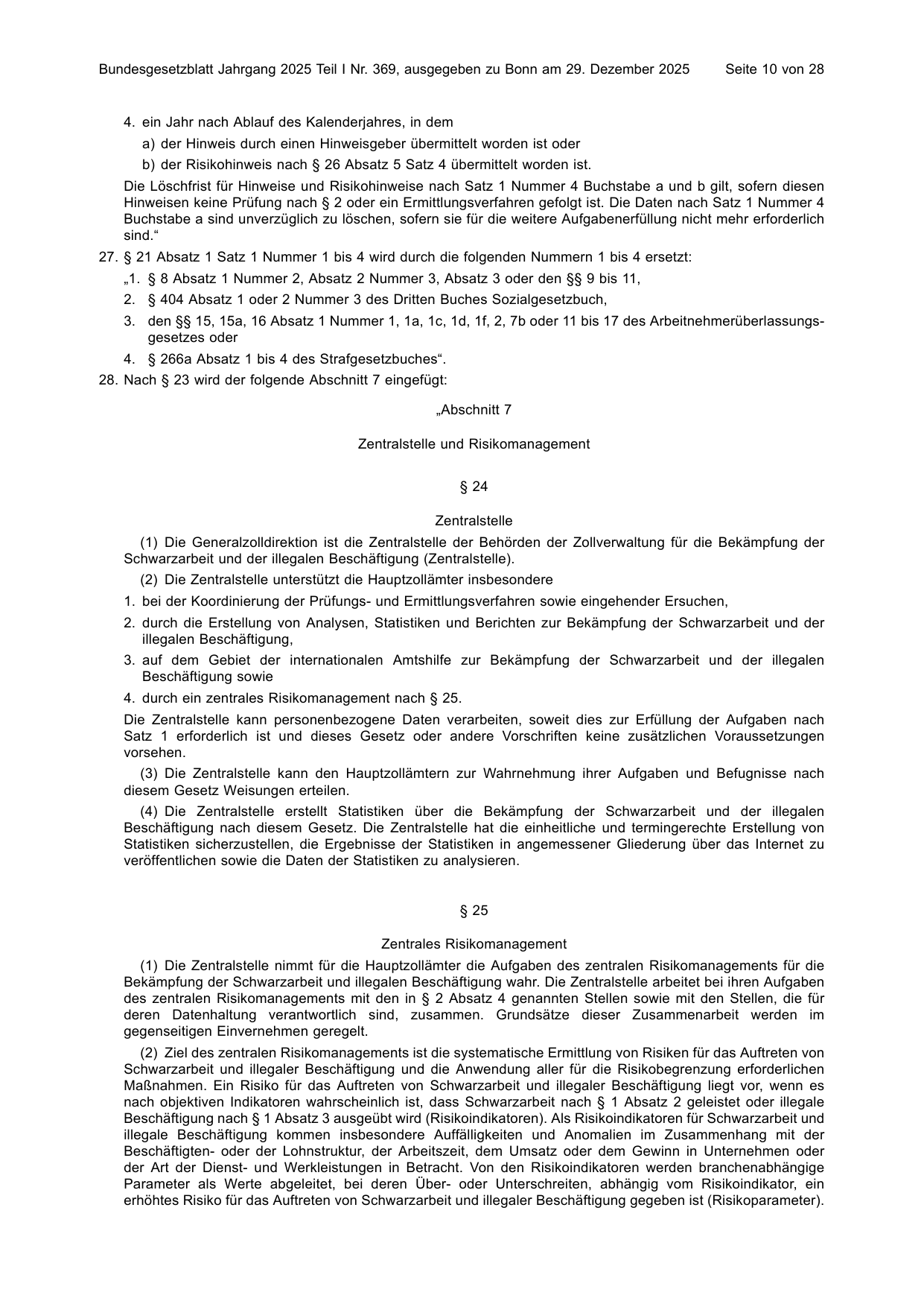 BGBl. 2025, Seite 10 — Originalseite als Abbildung