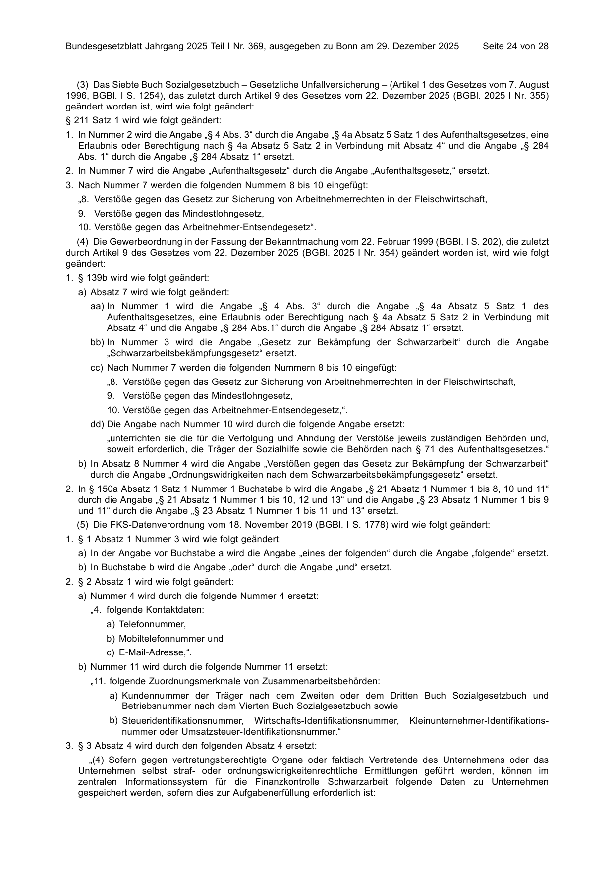 BGBl. 2025, Seite 24 — Originalseite als Abbildung
