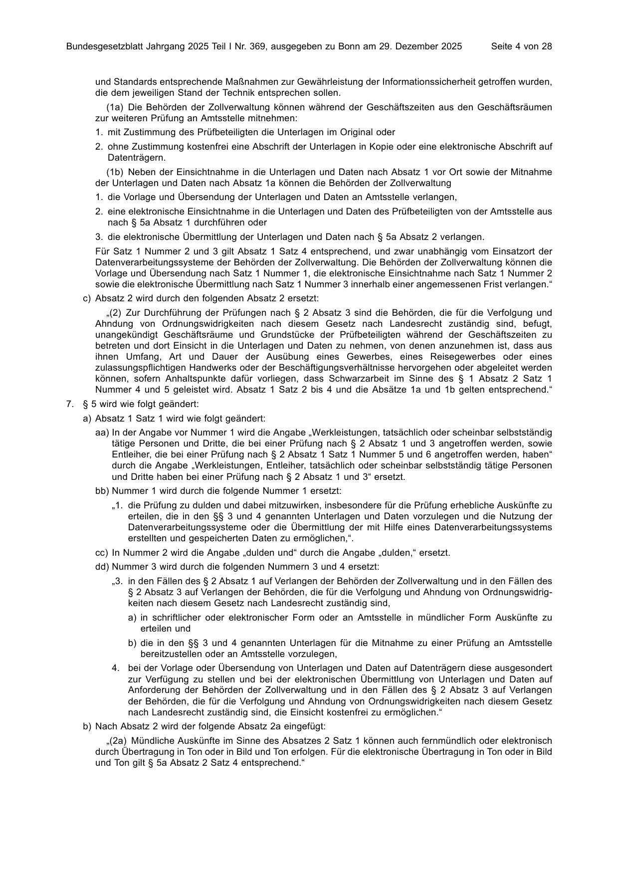 BGBl. 2025, Seite 4 — Originalseite als Abbildung