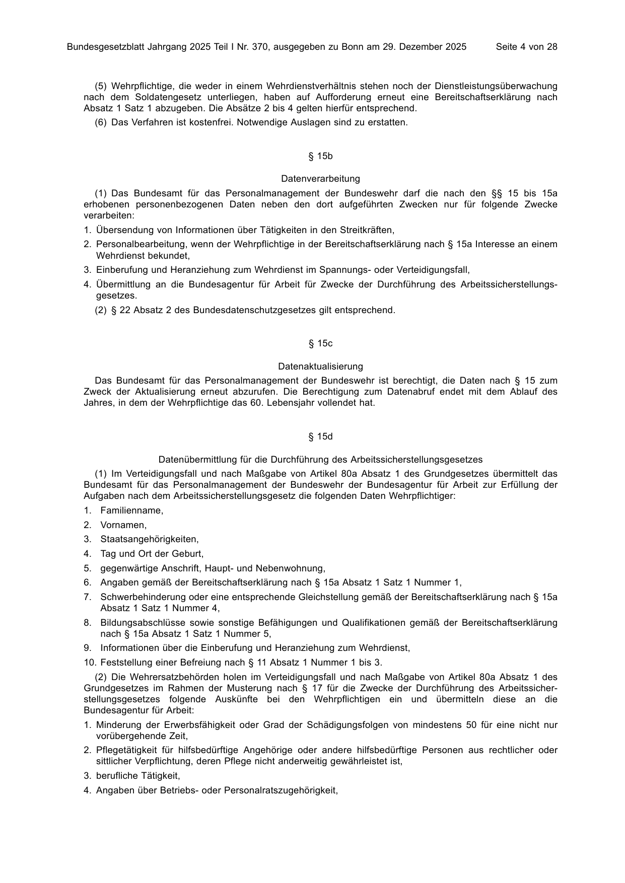 BGBl. 2025, Seite 4 — Originalseite als Abbildung