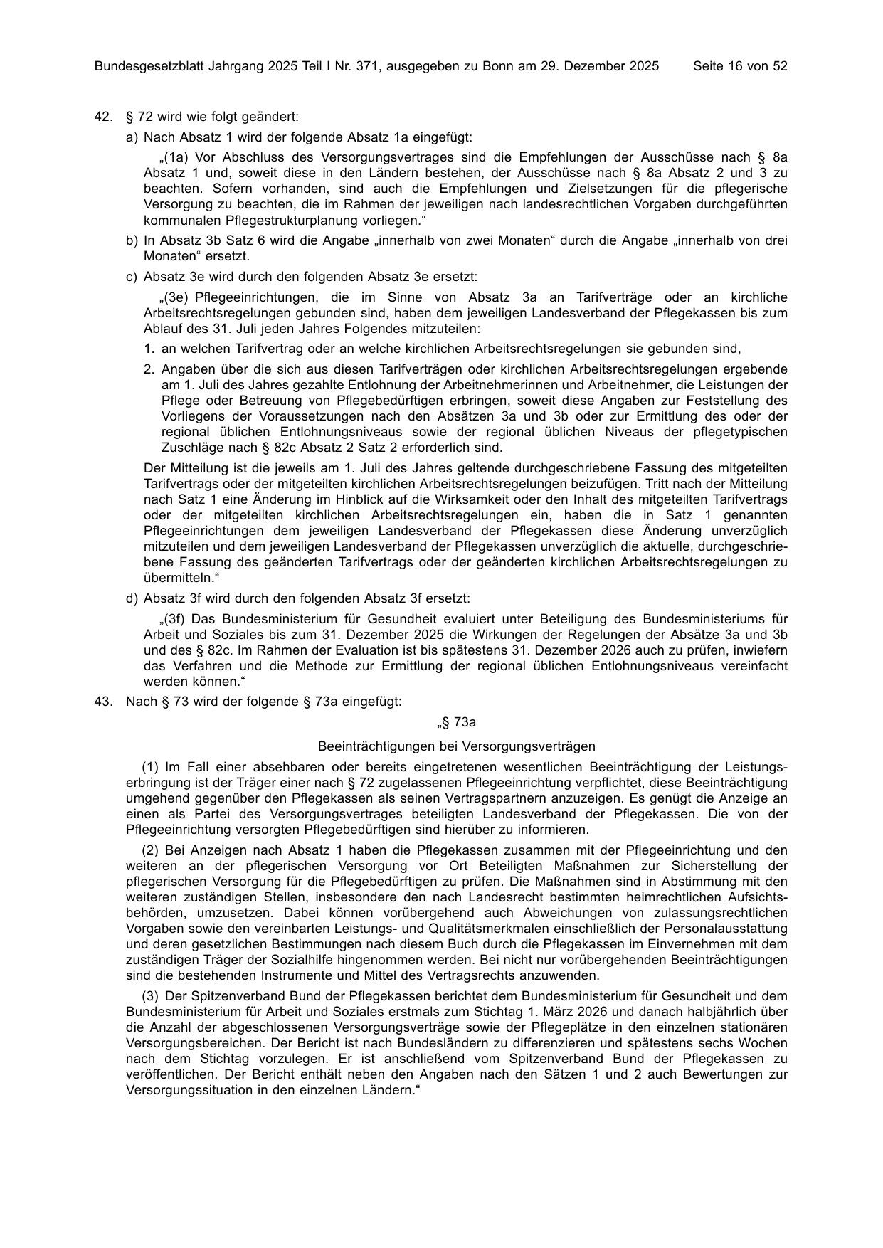 BGBl. 2025, Seite 16 — Originalseite als Abbildung