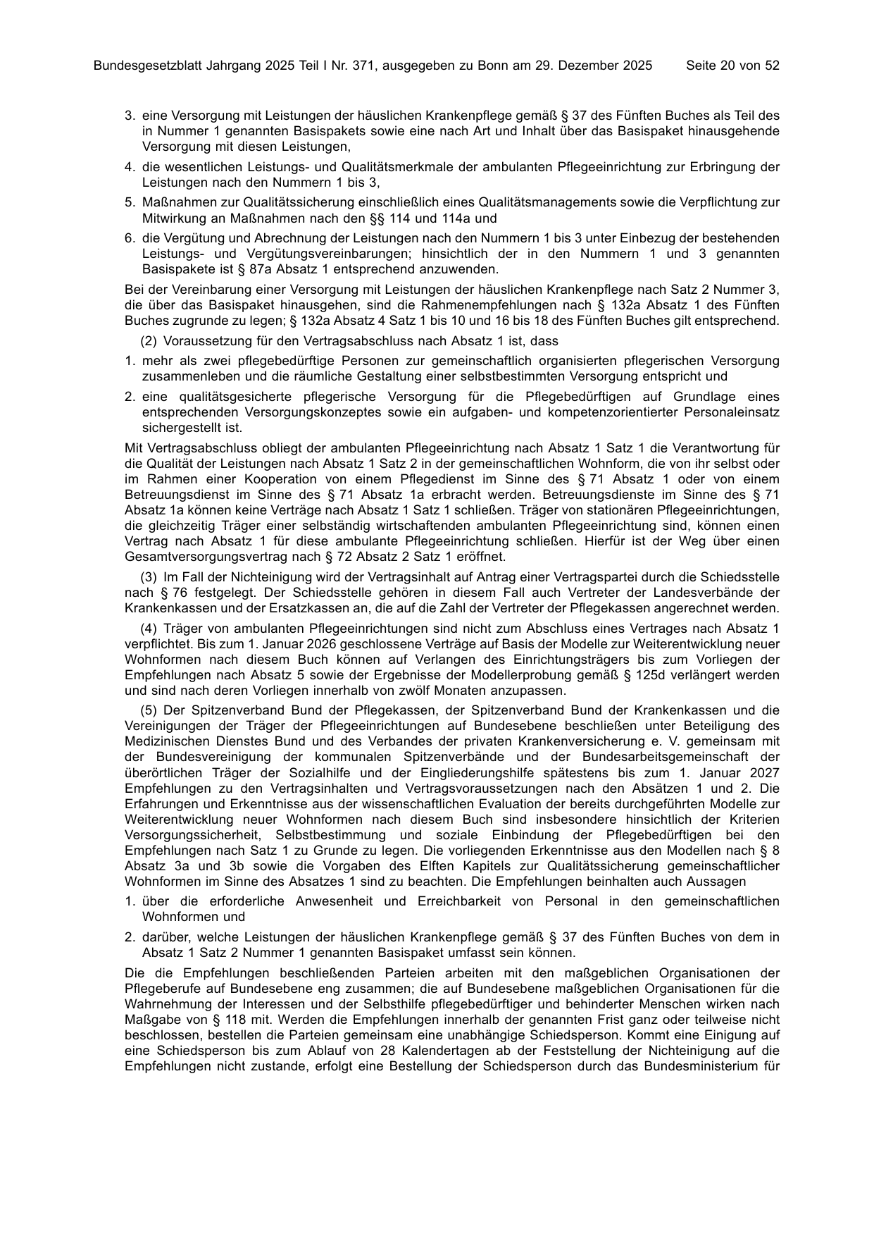 BGBl. 2025, Seite 20 — Originalseite als Abbildung