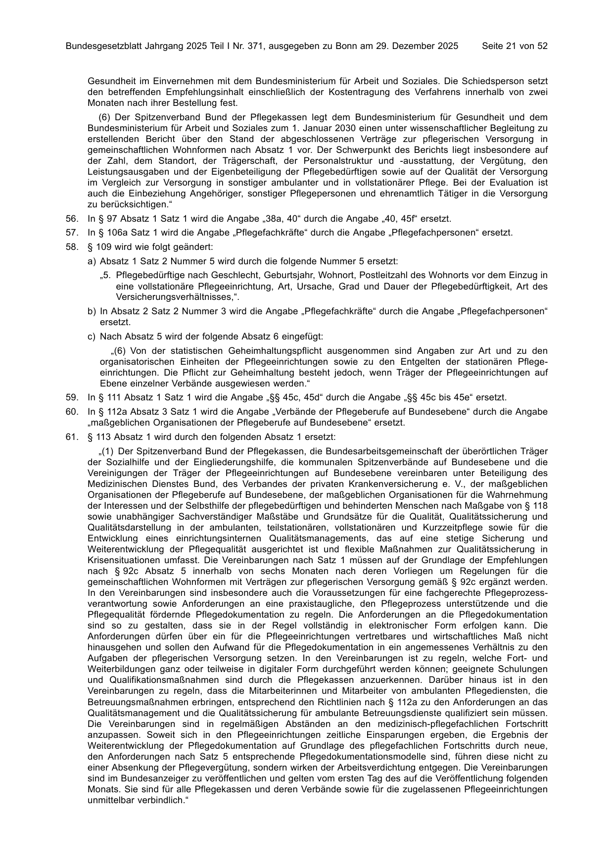 BGBl. 2025, Seite 21 — Originalseite als Abbildung