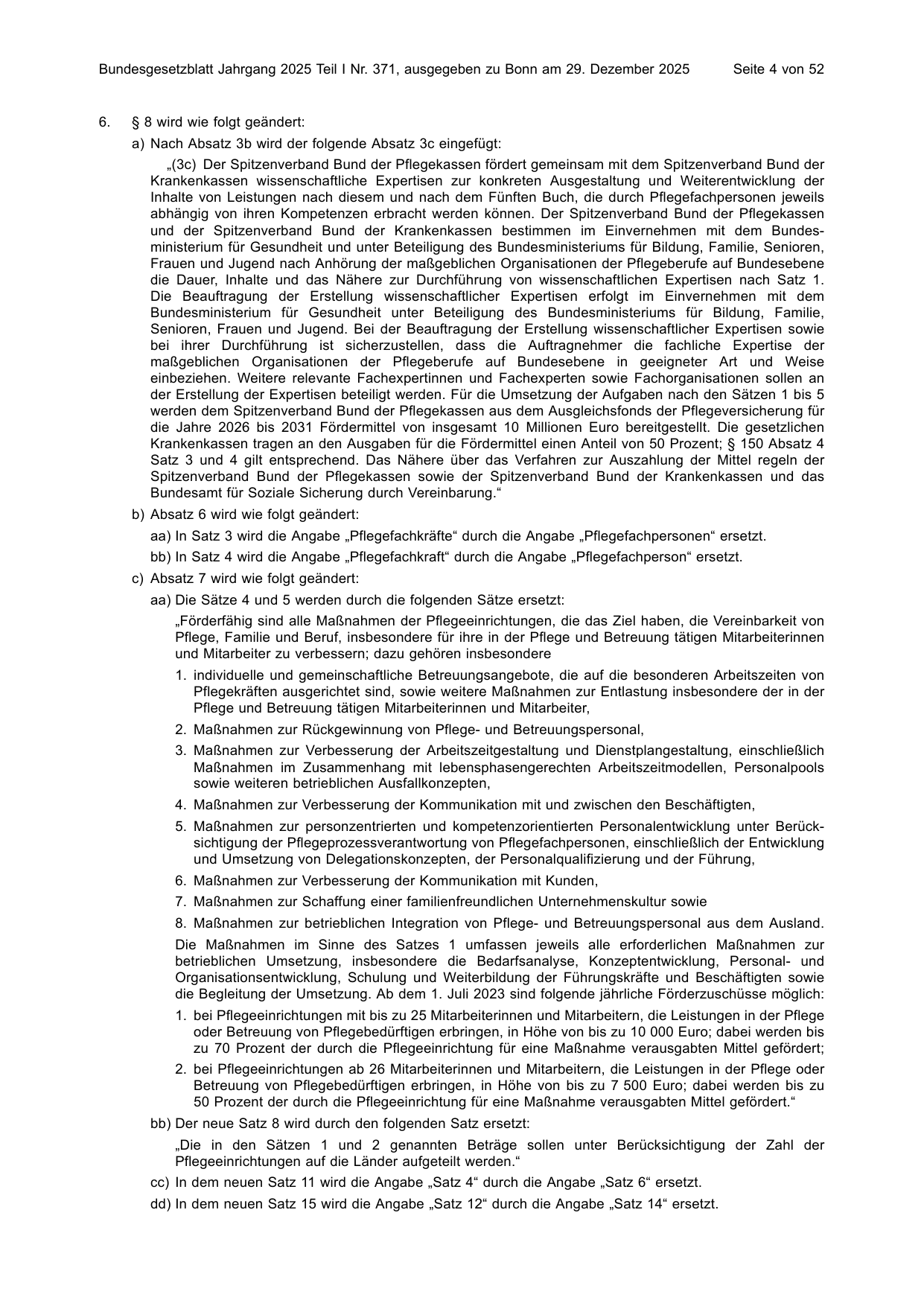 BGBl. 2025, Seite 4 — Originalseite als Abbildung