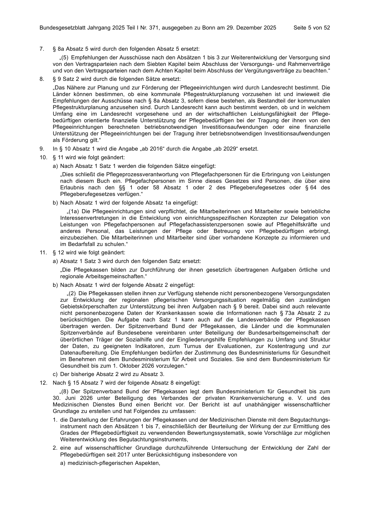 BGBl. 2025, Seite 5 — Originalseite als Abbildung