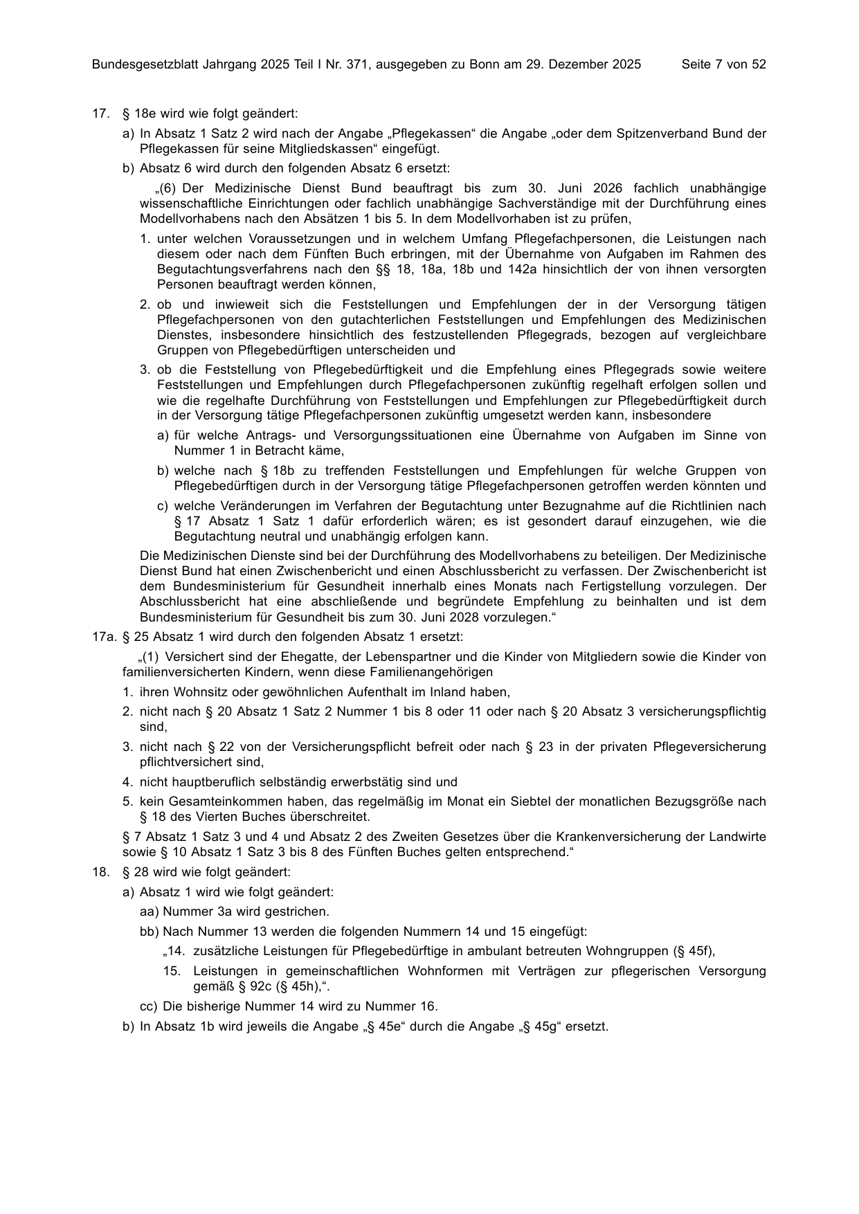 BGBl. 2025, Seite 7 — Originalseite als Abbildung