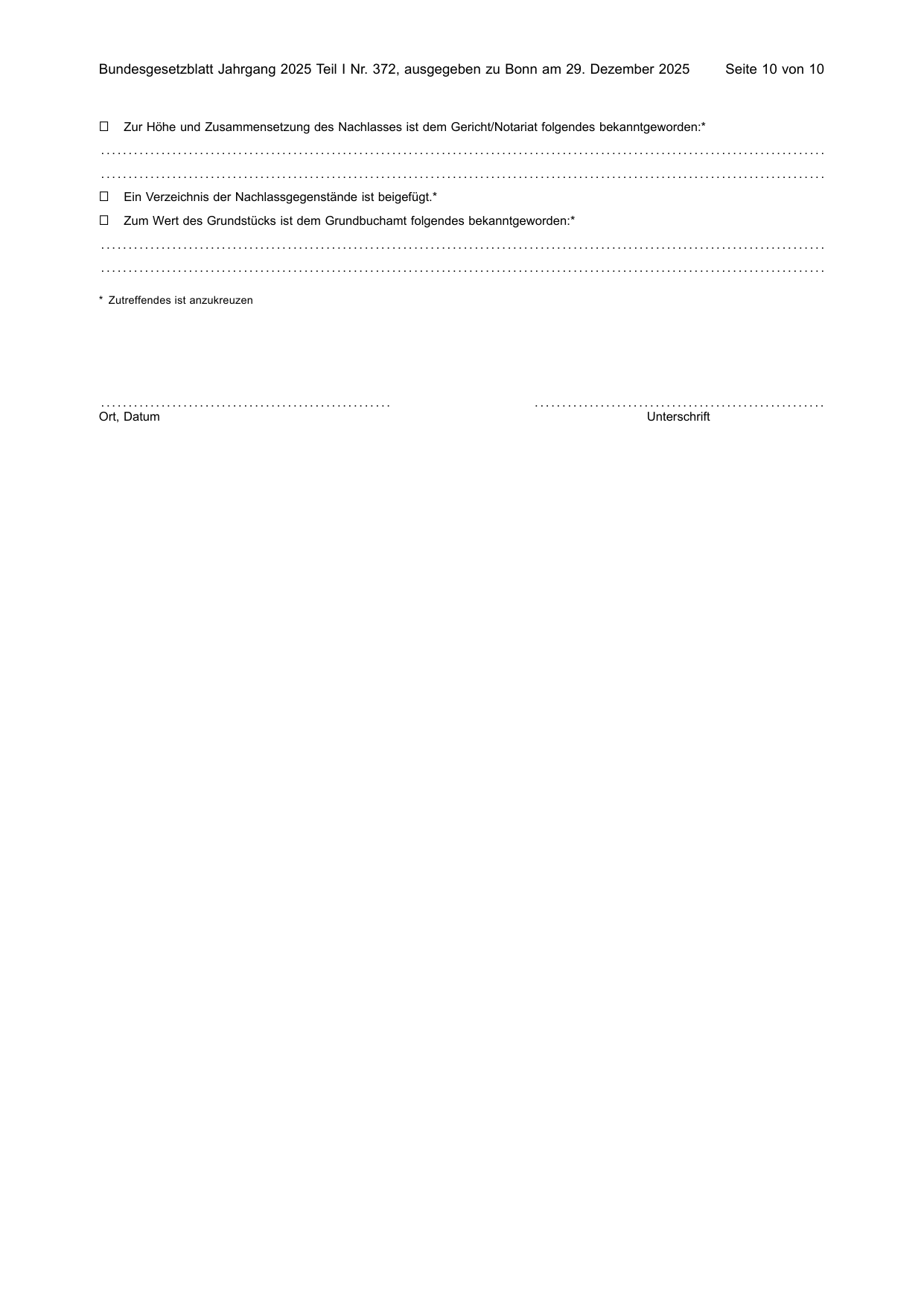 BGBl. 2025, Seite 10 — Originalseite als Abbildung