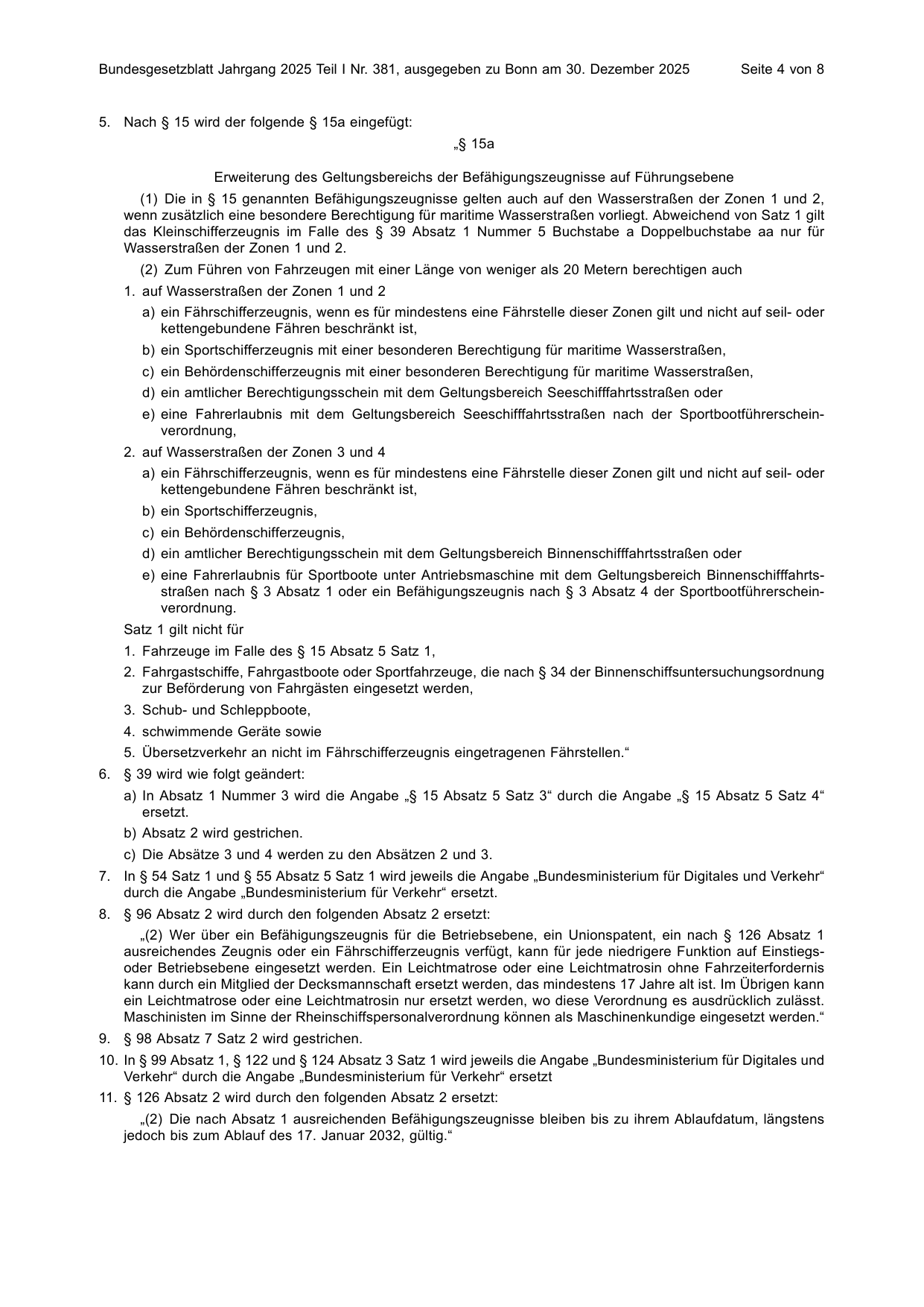BGBl. 2025, Seite 4 — Originalseite als Abbildung