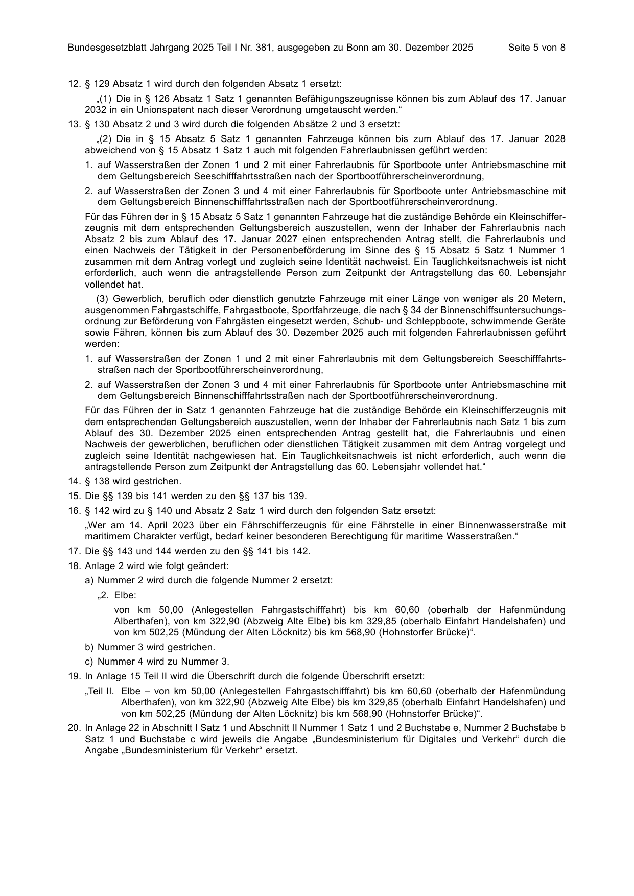 BGBl. 2025, Seite 5 — Originalseite als Abbildung
