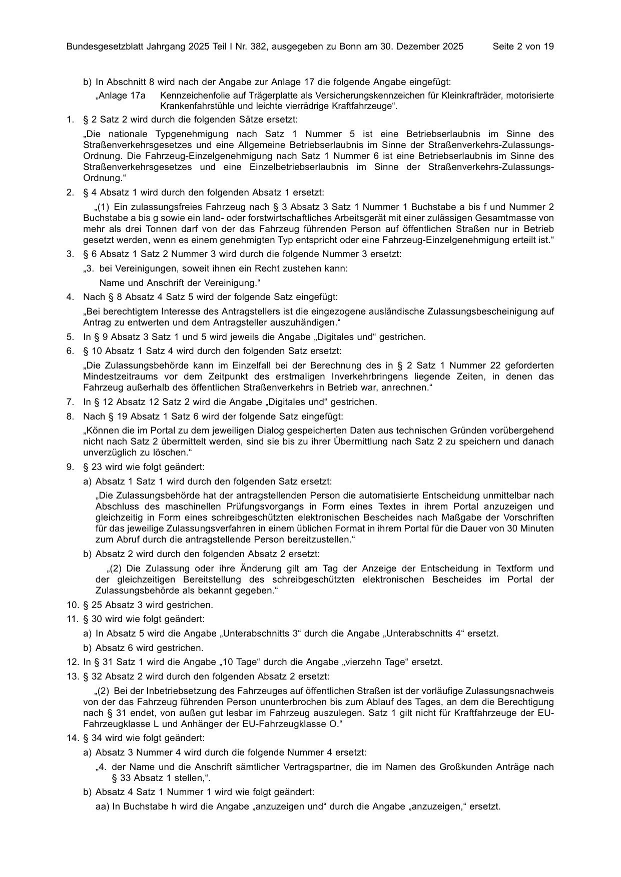 BGBl. 2025, Seite 2 — Originalseite als Abbildung