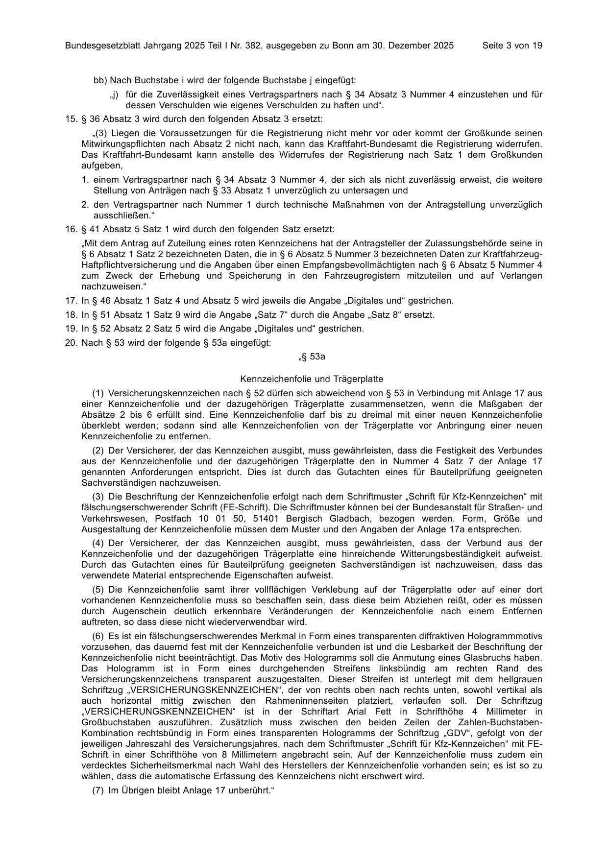 BGBl. 2025, Seite 3 — Originalseite als Abbildung