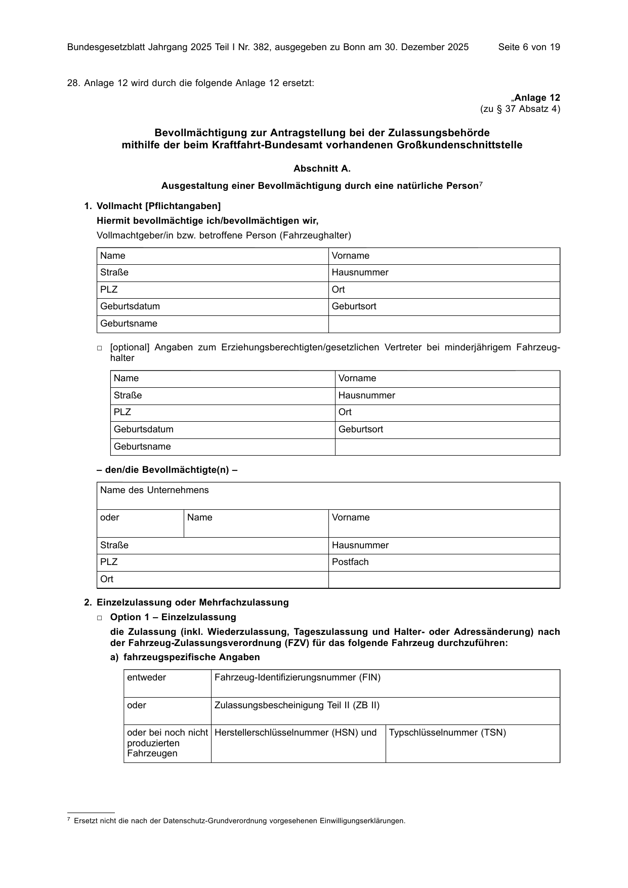 BGBl. 2025, Seite 6 — Originalseite als Abbildung