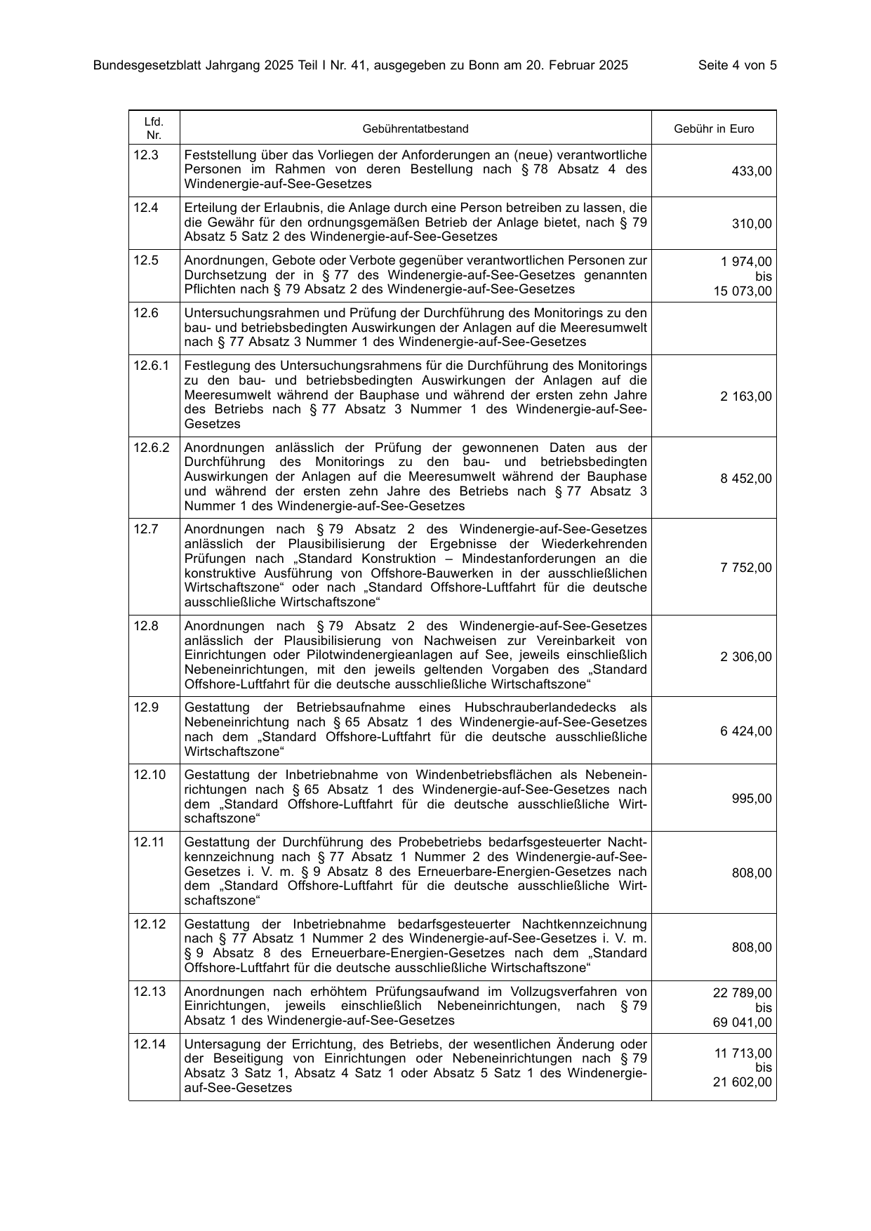 BGBl. 2025, Seite 4 — Originalseite als Abbildung