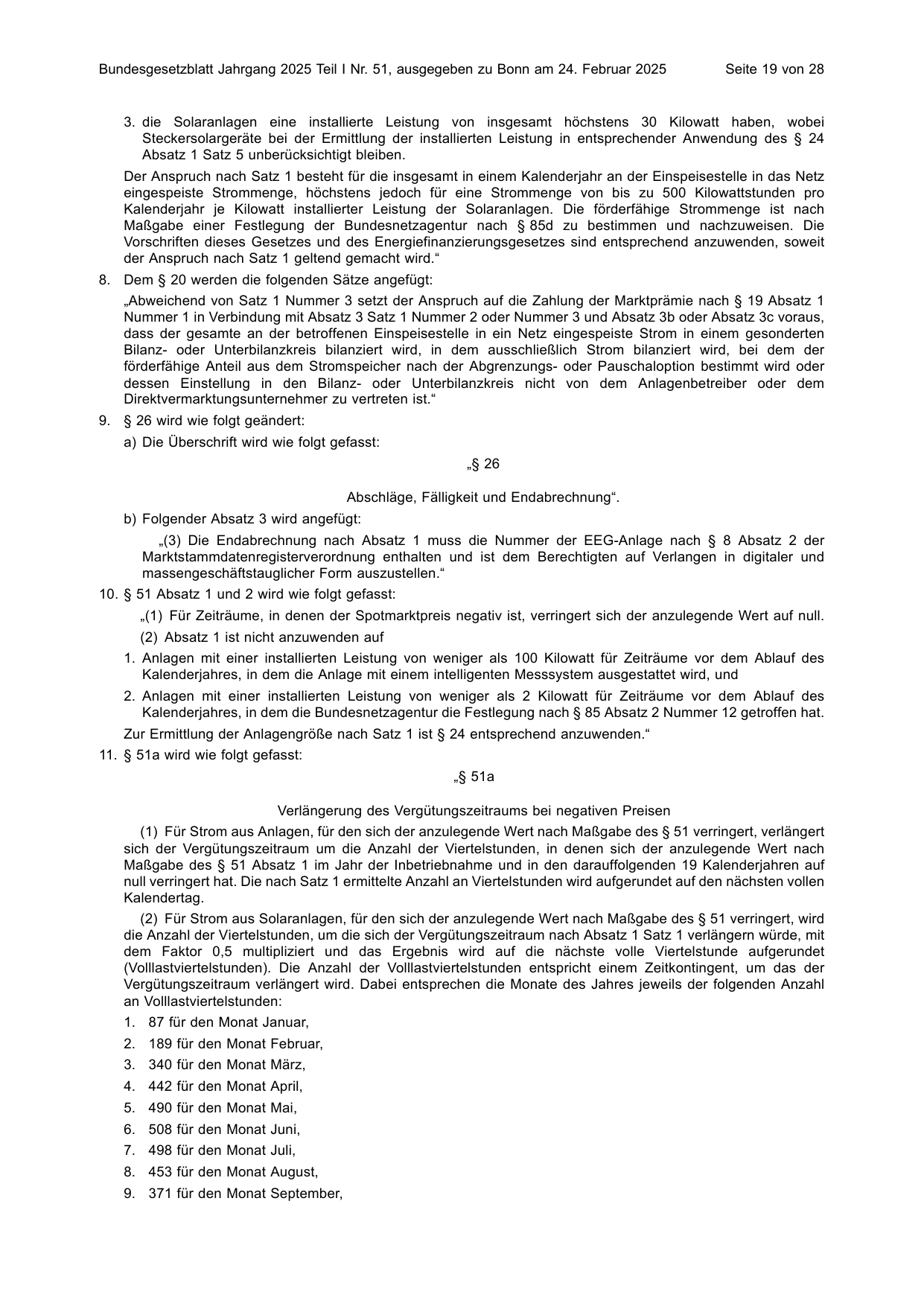 BGBl. 2025, Seite 19 — Originalseite als Abbildung