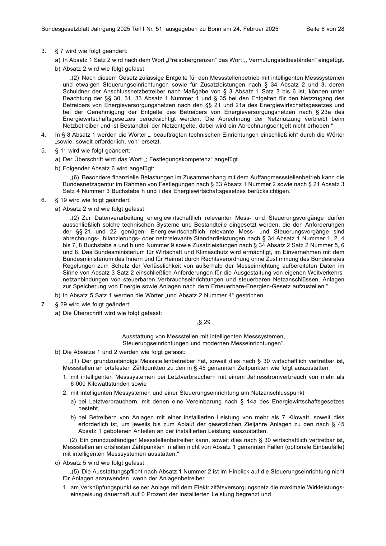 BGBl. 2025, Seite 6 — Originalseite als Abbildung
