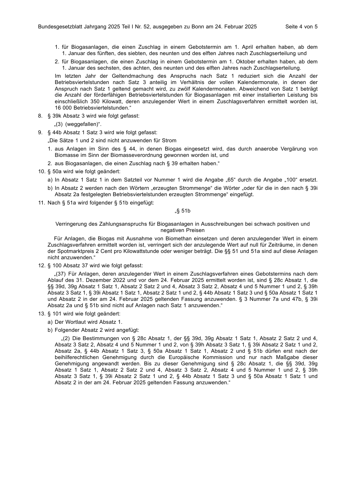 BGBl. 2025, Seite 4 — Originalseite als Abbildung