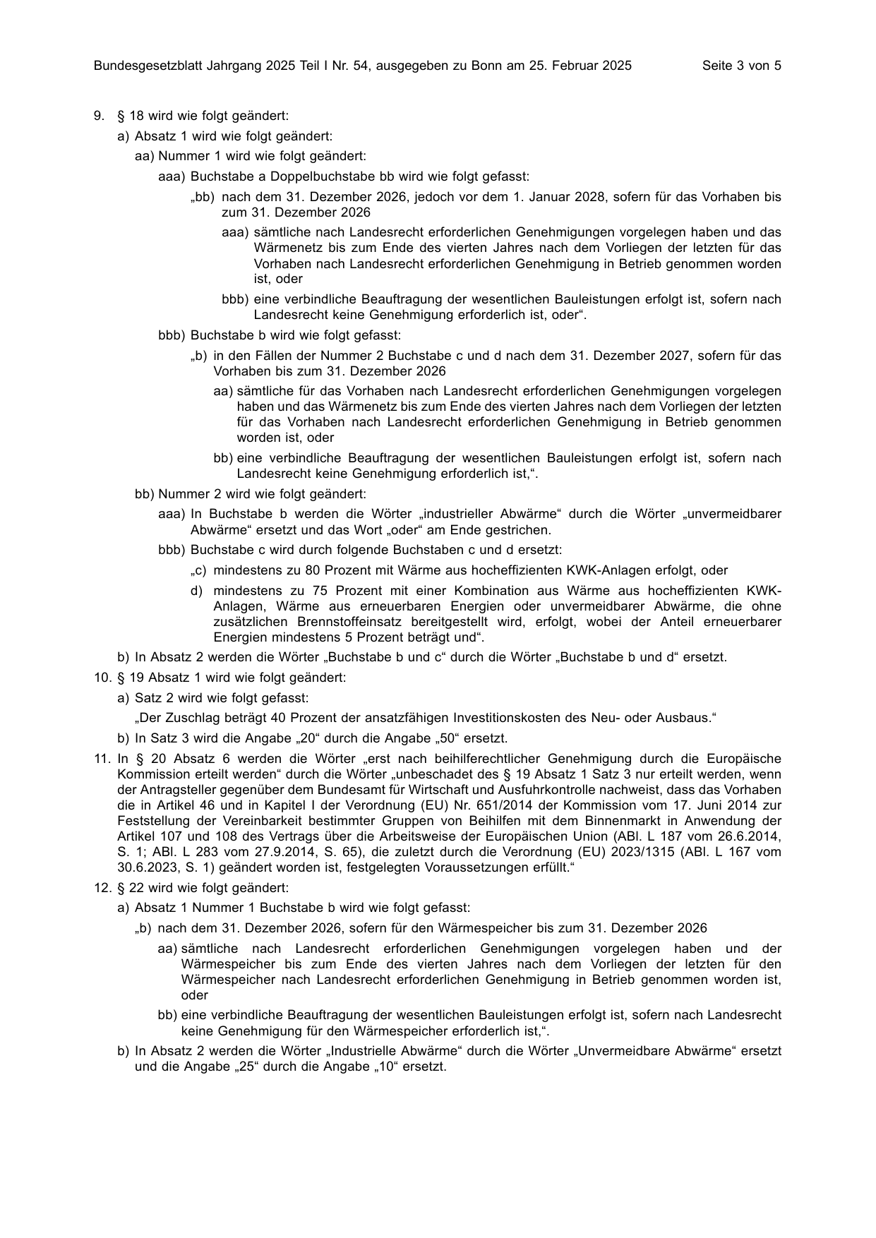 BGBl. 2025, Seite 3 — Originalseite als Abbildung