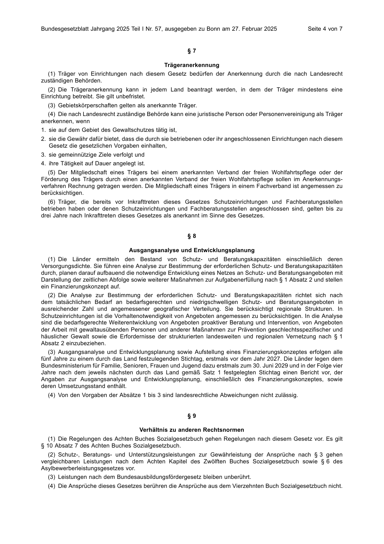 BGBl. 2025, Seite 4 — Originalseite als Abbildung