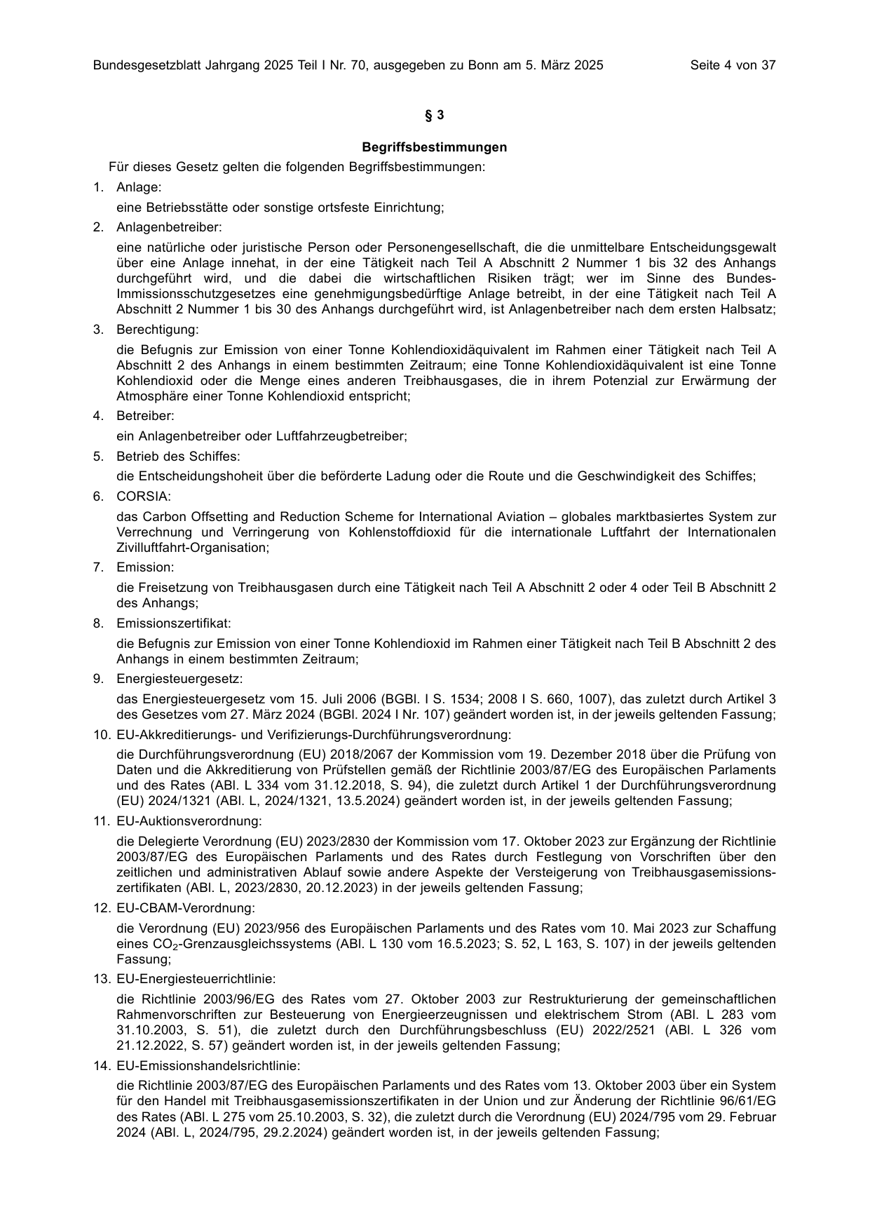 BGBl. 2025, Seite 4 — Originalseite als Abbildung