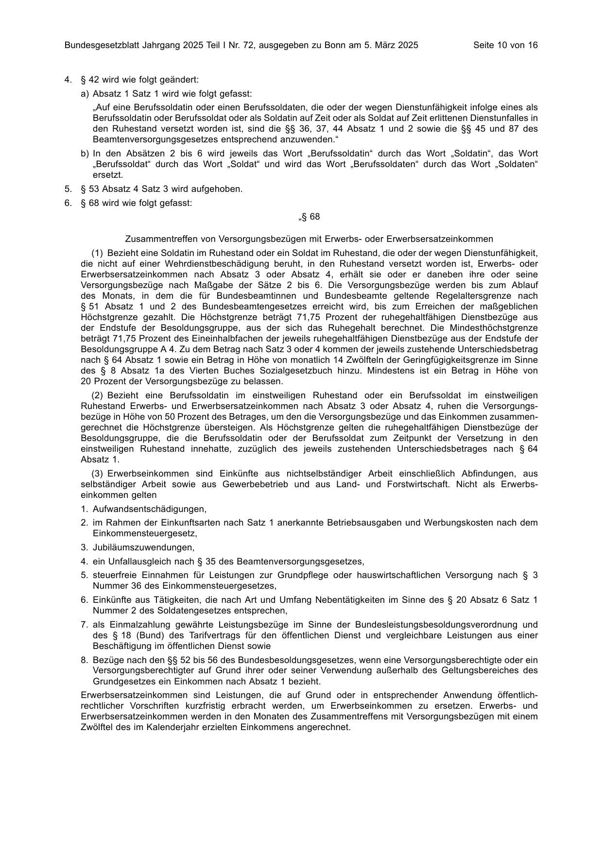 BGBl. 2025, Seite 10 — Originalseite als Abbildung