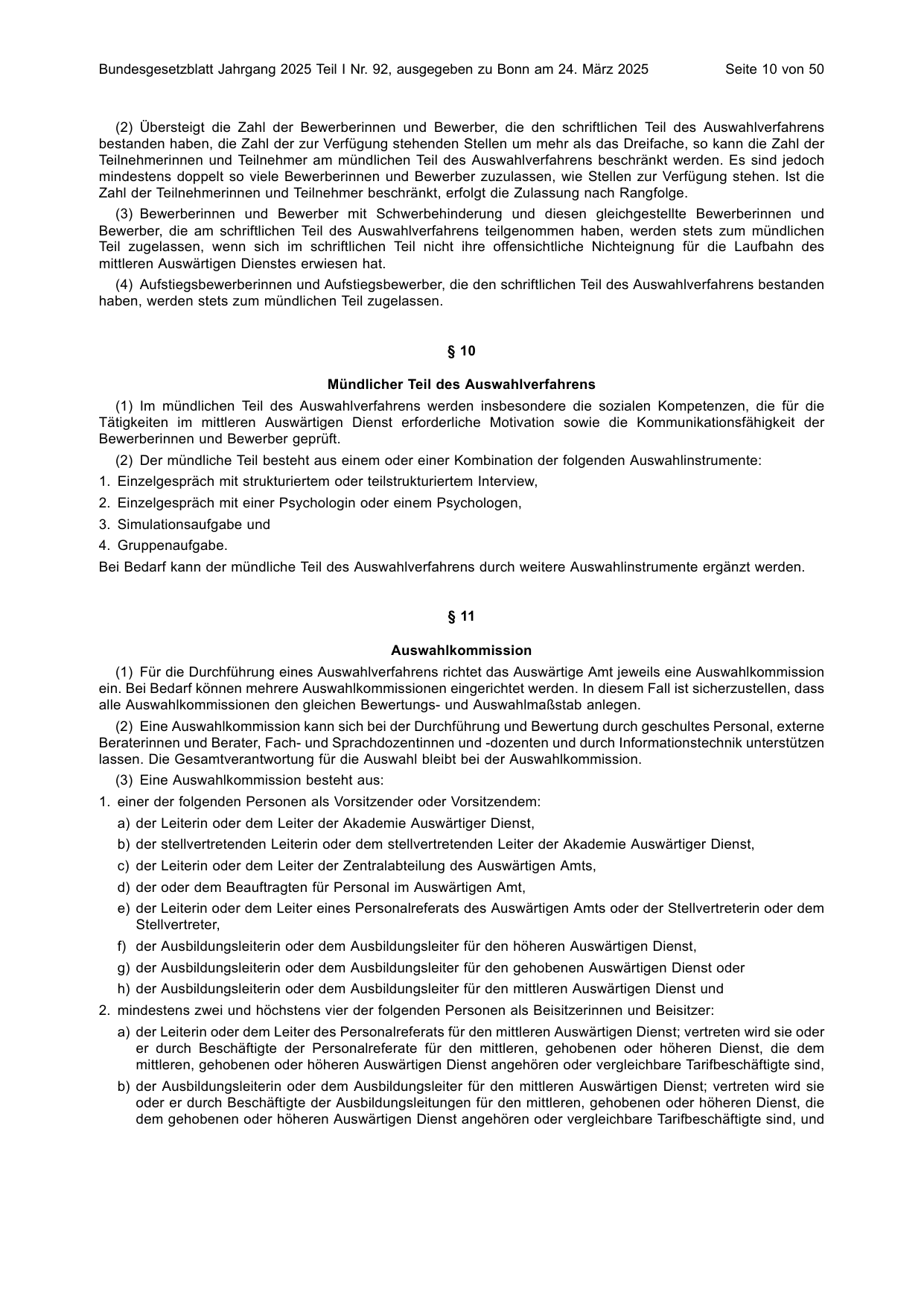 BGBl. 2025, Seite 10 — Originalseite als Abbildung