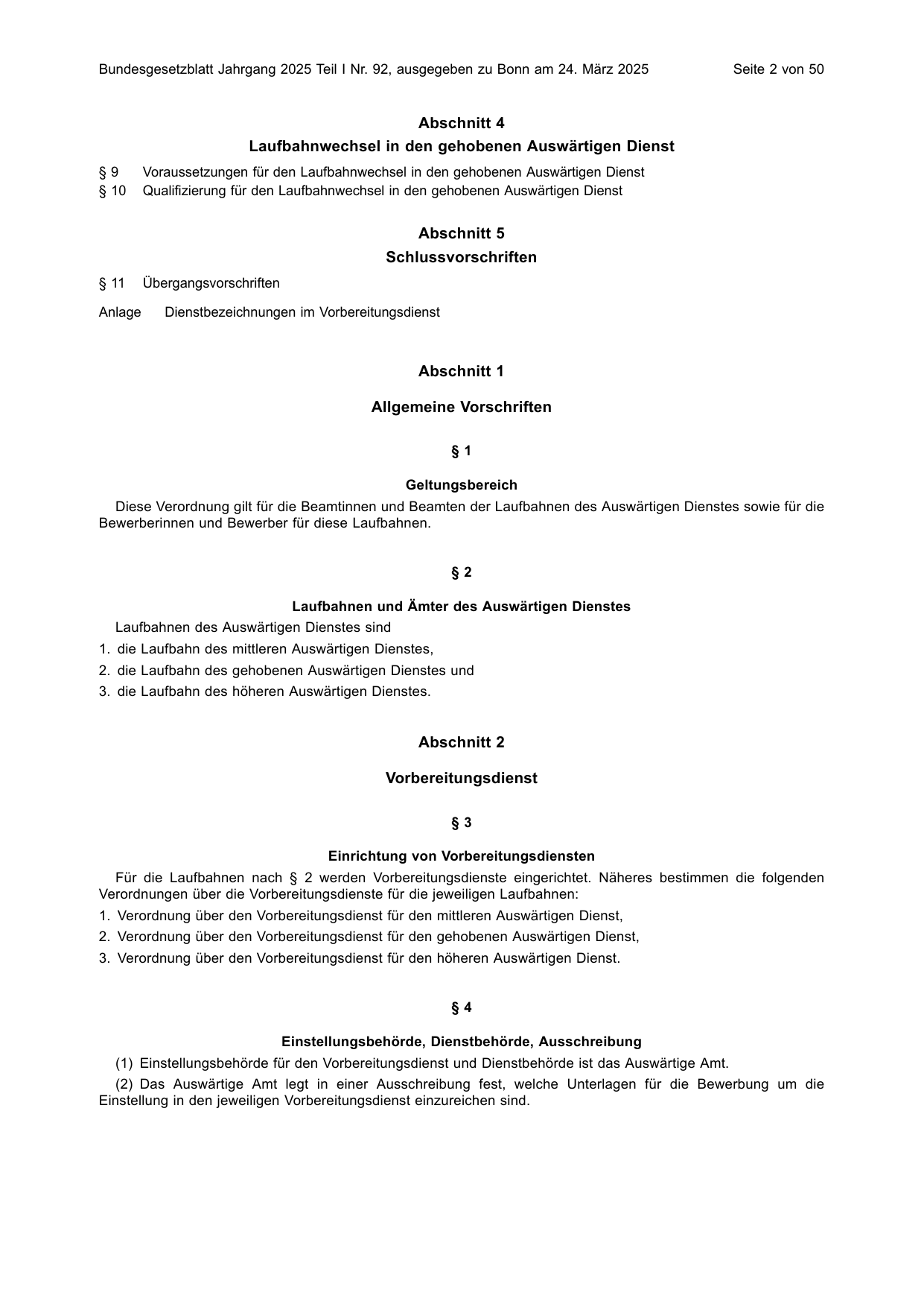 BGBl. 2025, Seite 2 — Originalseite als Abbildung