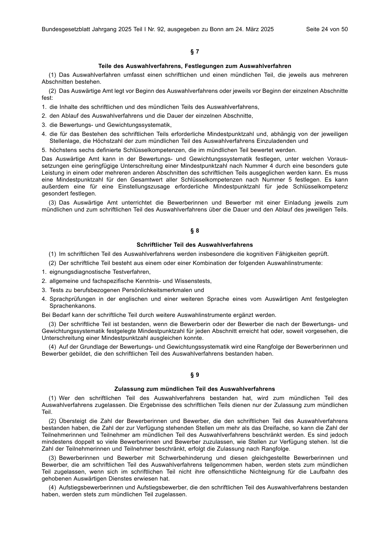 BGBl. 2025, Seite 24 — Originalseite als Abbildung