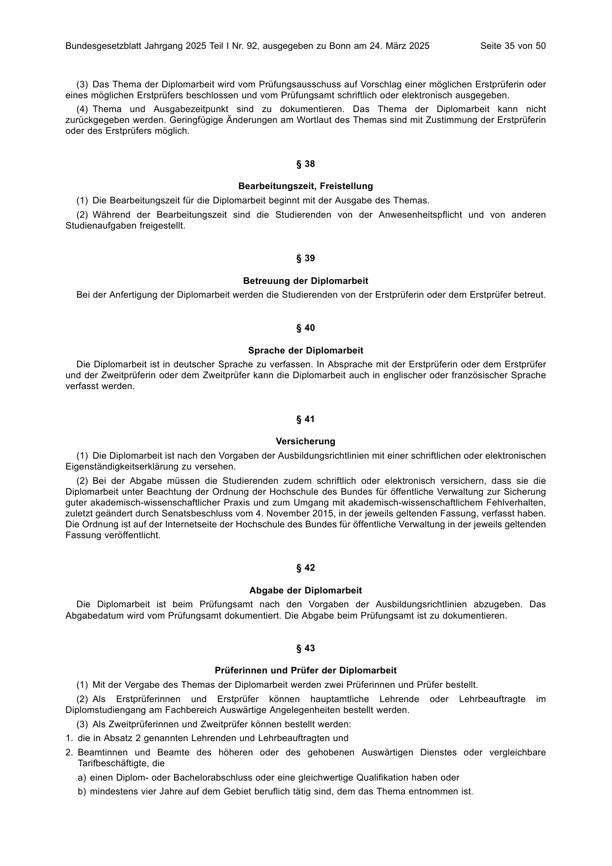 BGBl. 2025, Seite 35 — Originalseite als Abbildung