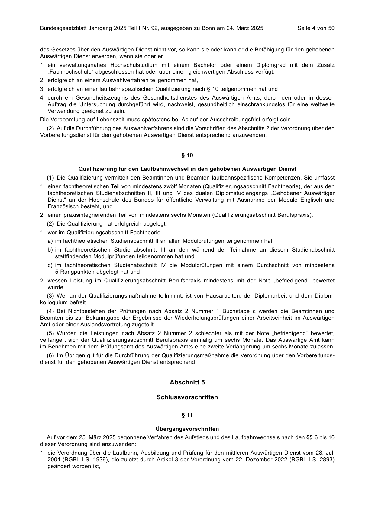 BGBl. 2025, Seite 4 — Originalseite als Abbildung