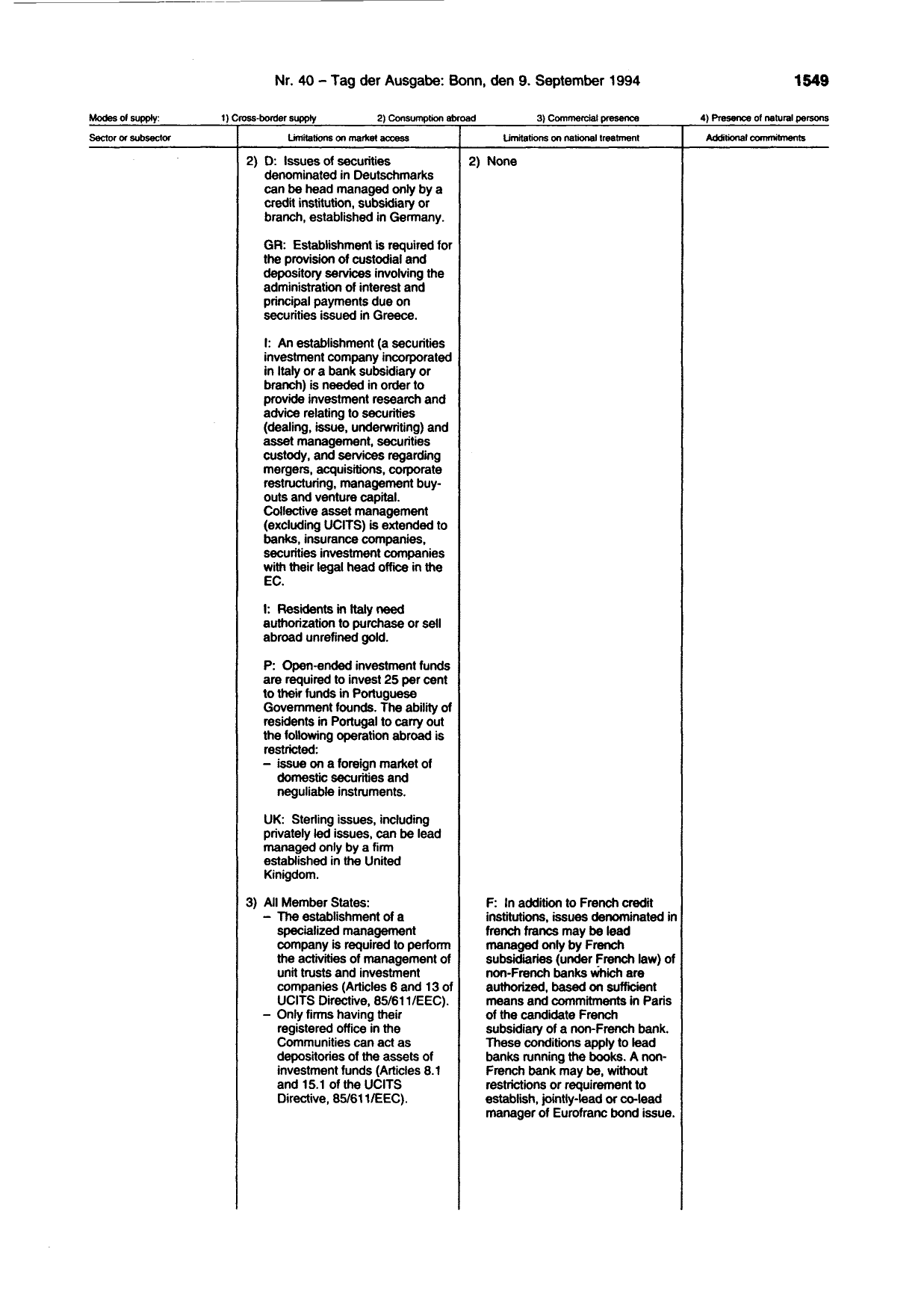 BGBl. 1994, Seite 1549 — Originalseite als Abbildung