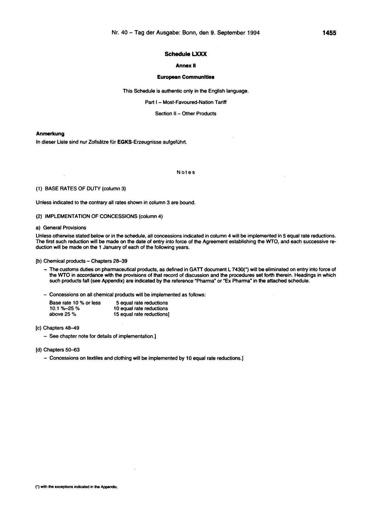 BGBl. 1994, Seite 1455 — Originalseite als Abbildung