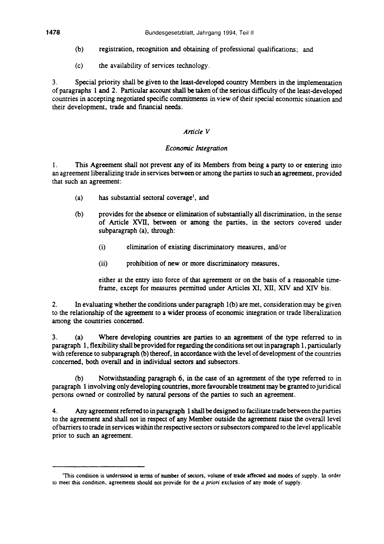 BGBl. 1994, Seite 1478 — Originalseite als Abbildung