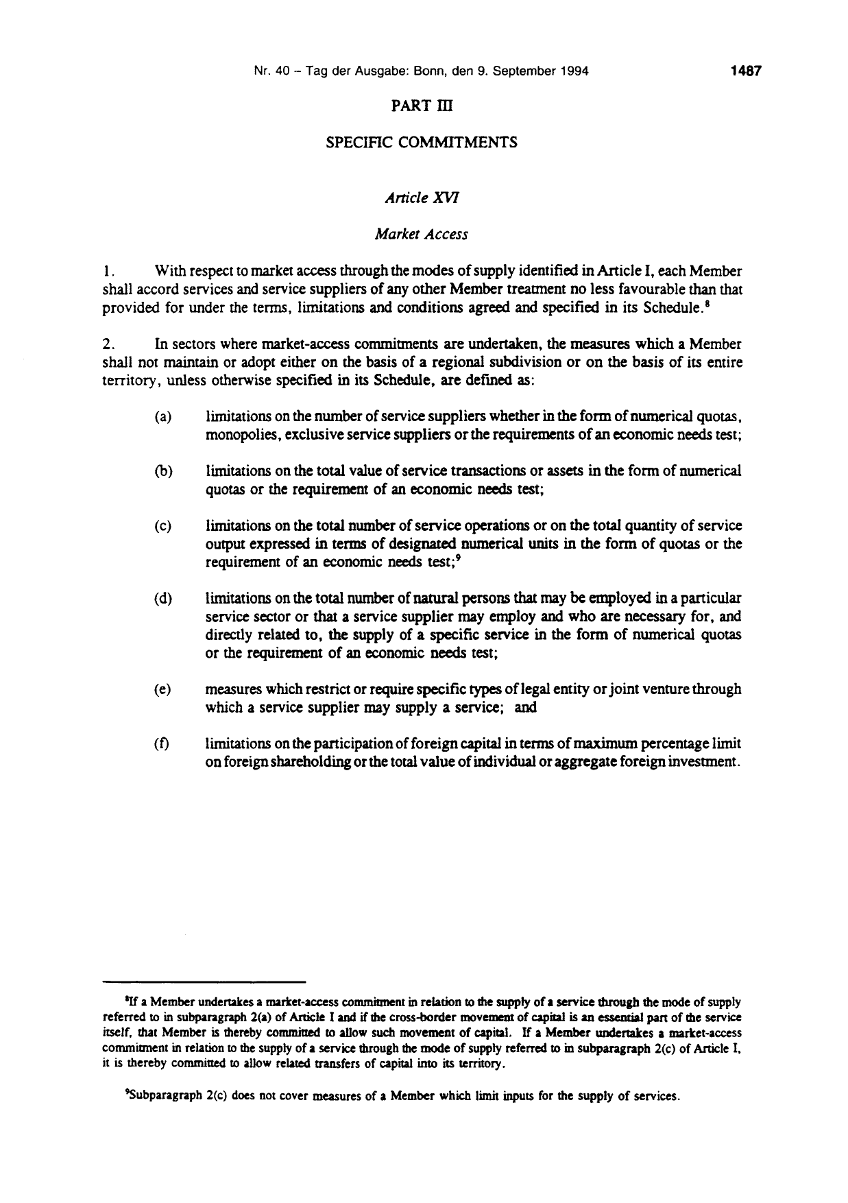 BGBl. 1994, Seite 1487 — Originalseite als Abbildung