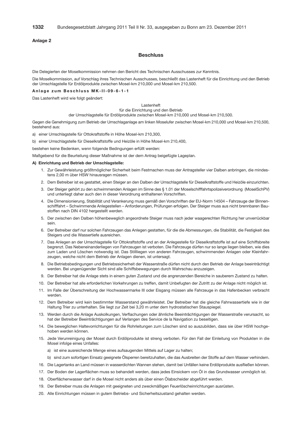 BGBl. 2011, Seite 1332 — Originalseite als Abbildung