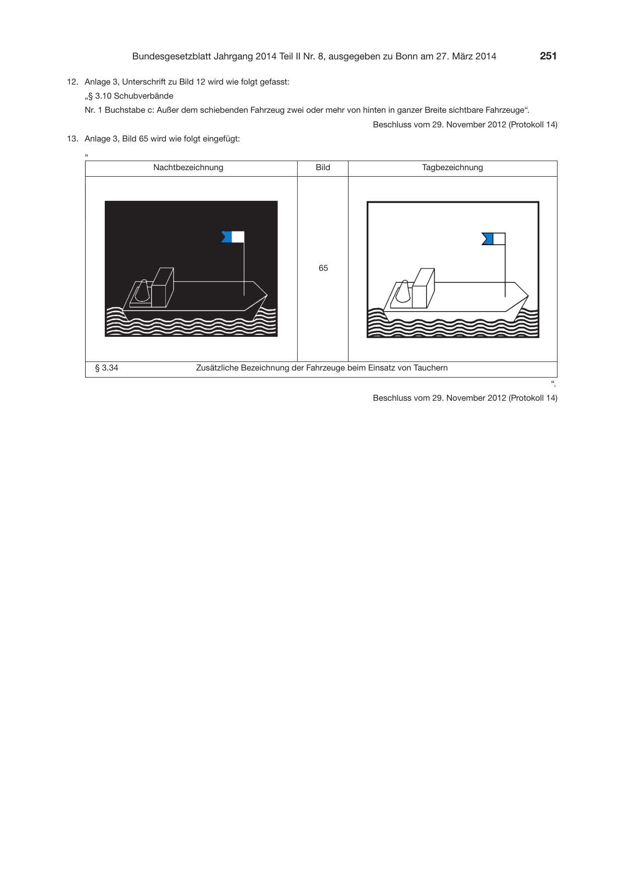 BGBl. 2014, Seite 251 — Originalseite als Abbildung