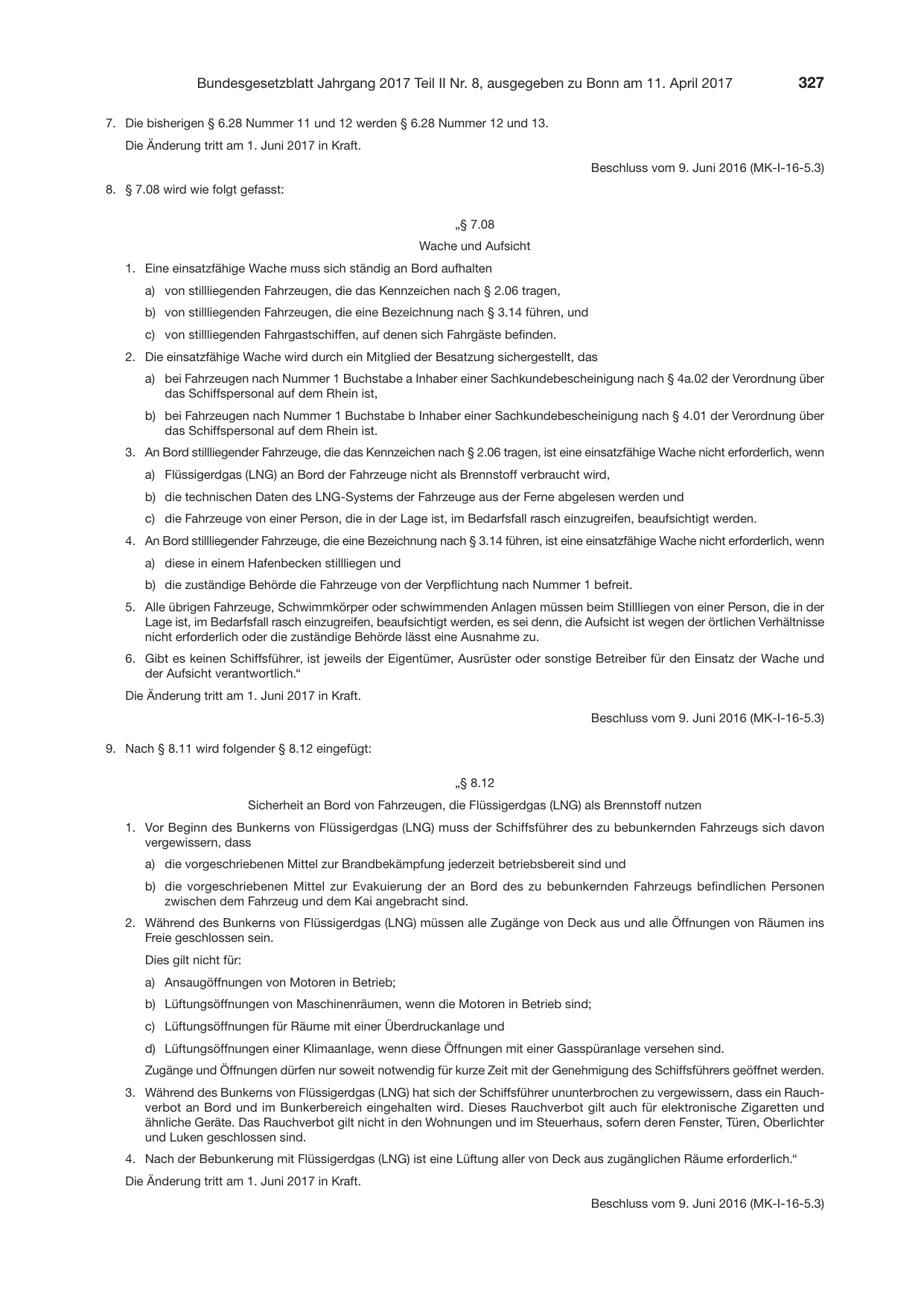 BGBl. 2017, Seite 327 — Originalseite als Abbildung
