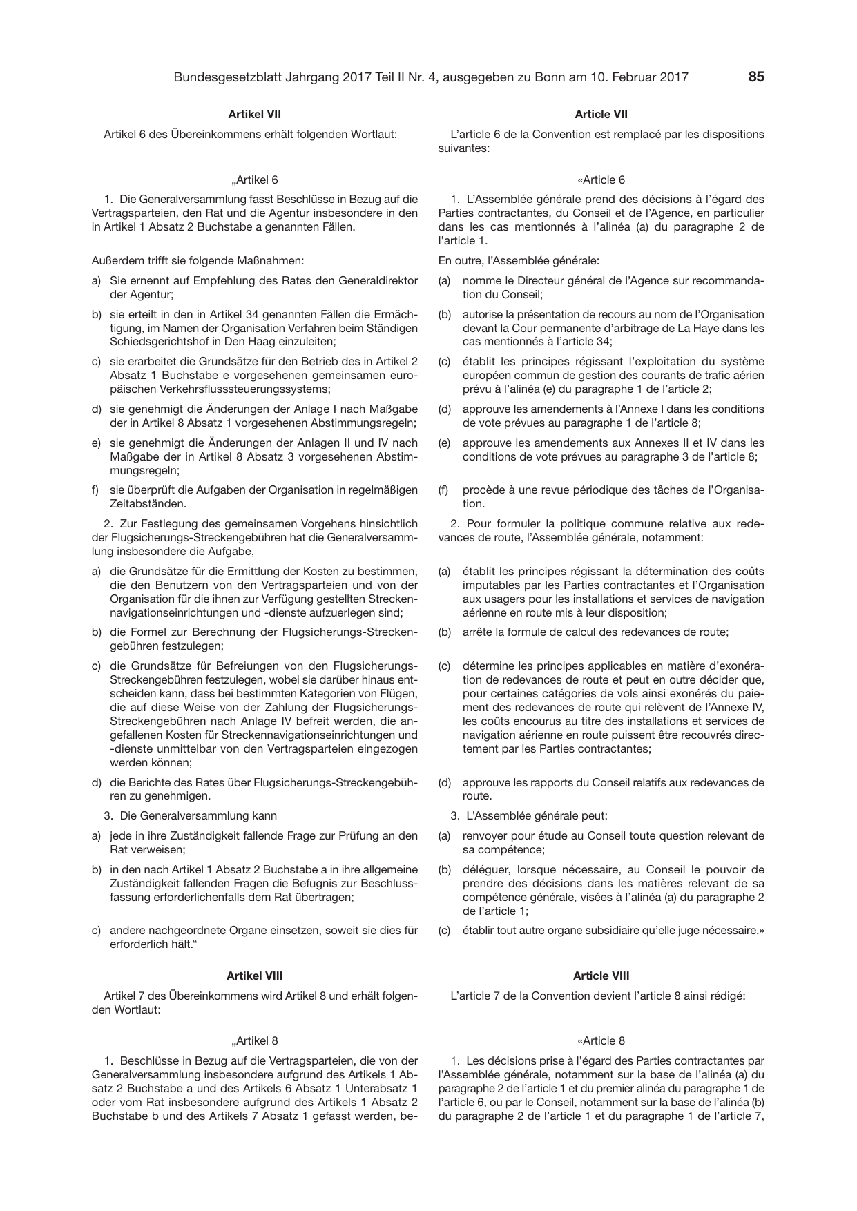 BGBl. 2017, Seite 85 — Originalseite als Abbildung
