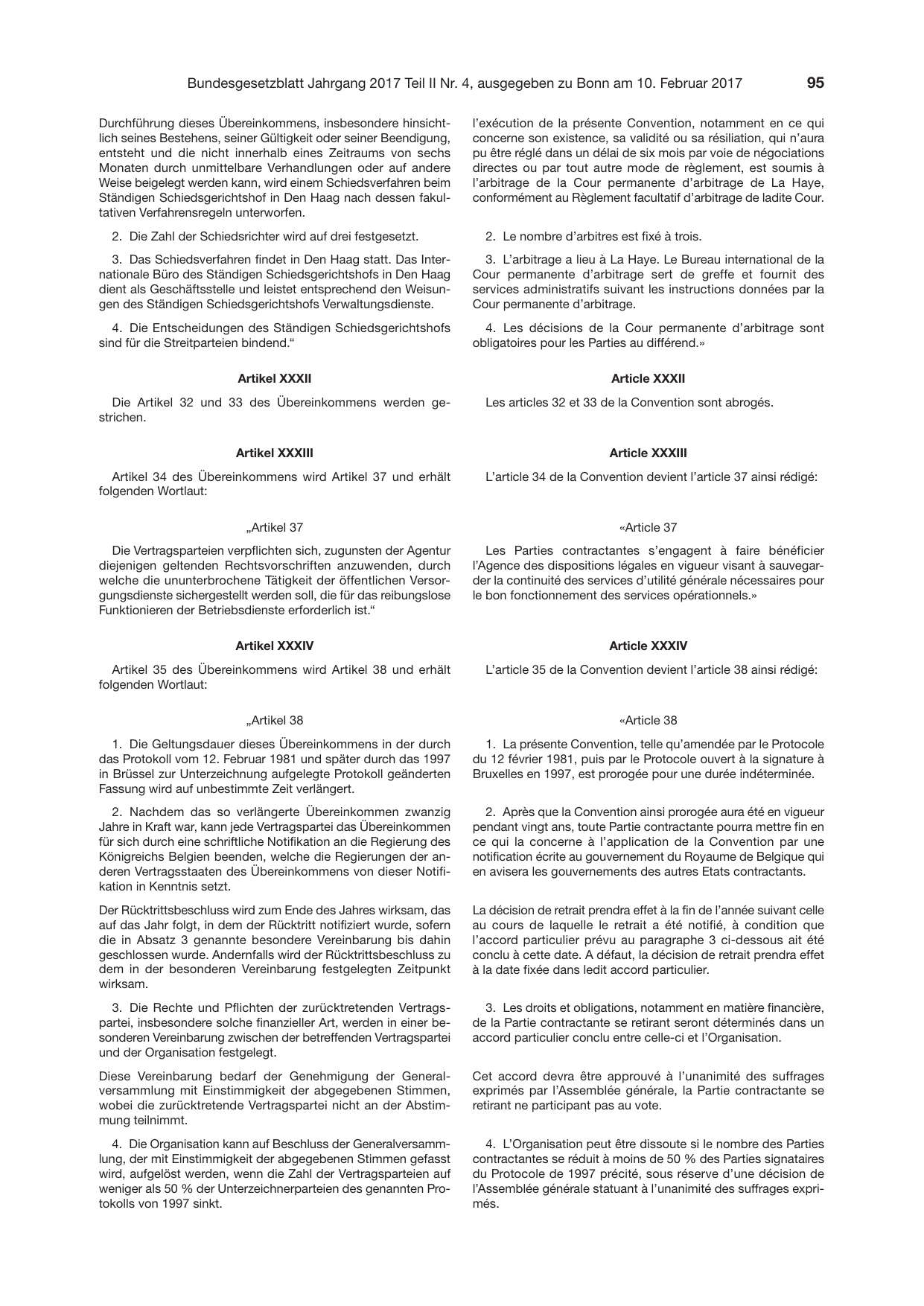BGBl. 2017, Seite 95 — Originalseite als Abbildung