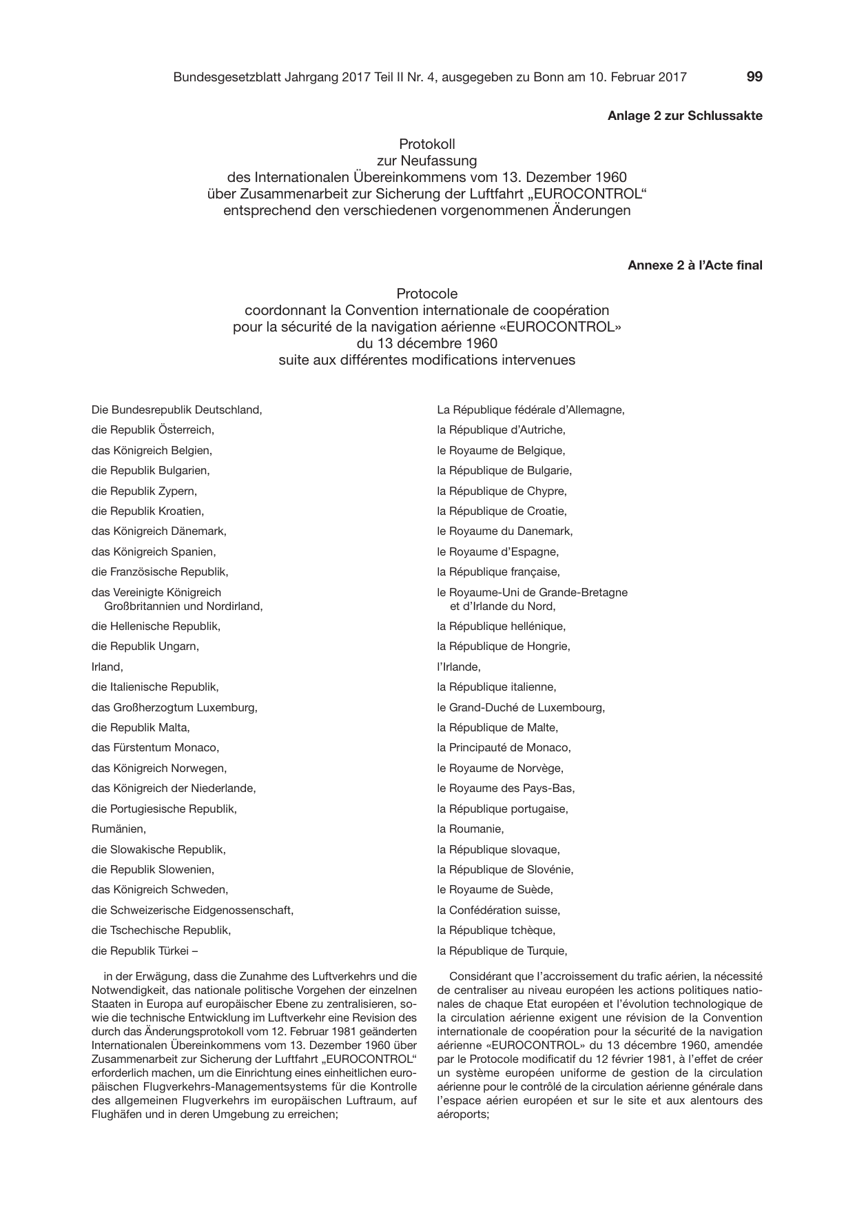 BGBl. 2017, Seite 99 — Originalseite als Abbildung