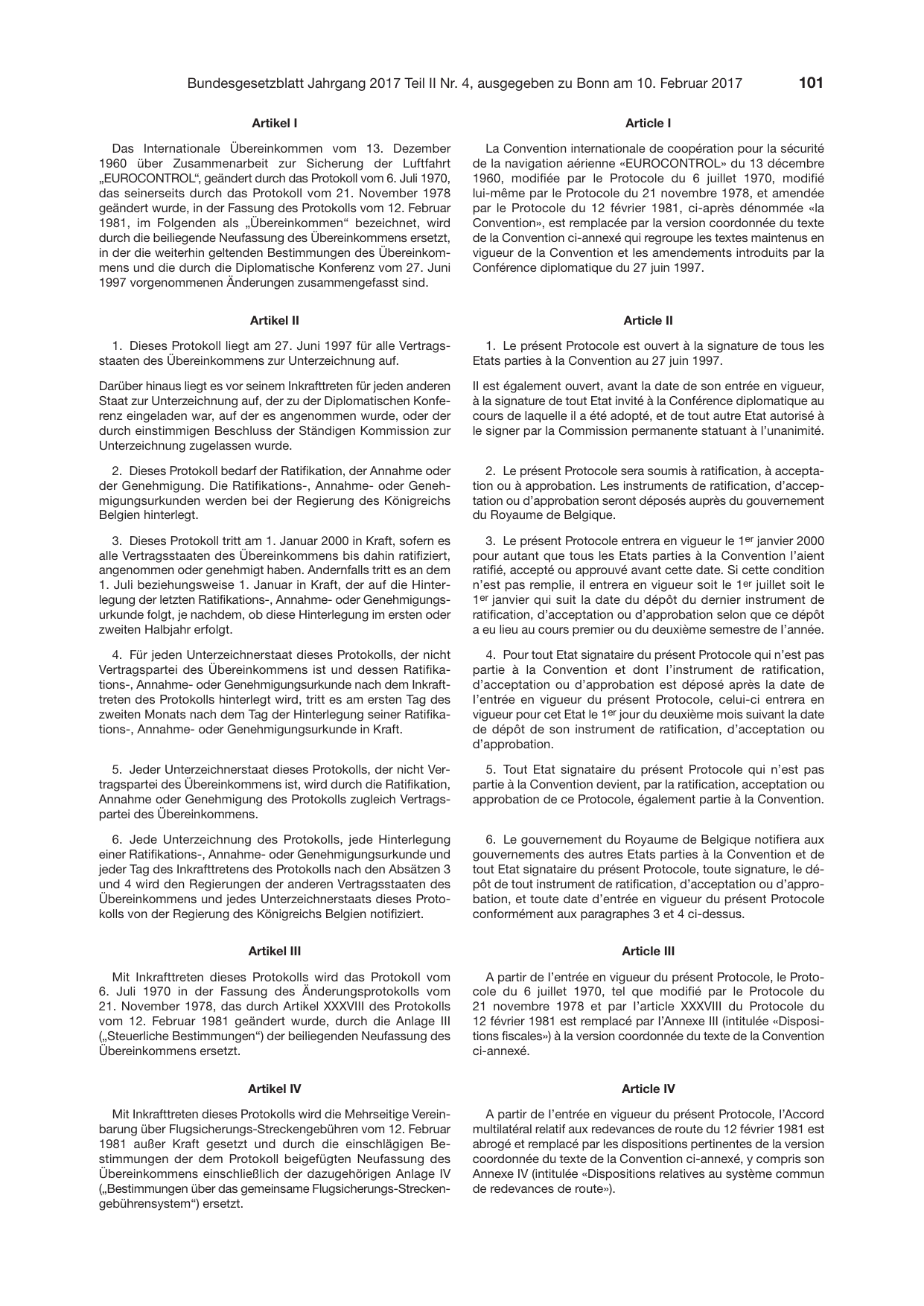 BGBl. 2017, Seite 101 — Originalseite als Abbildung