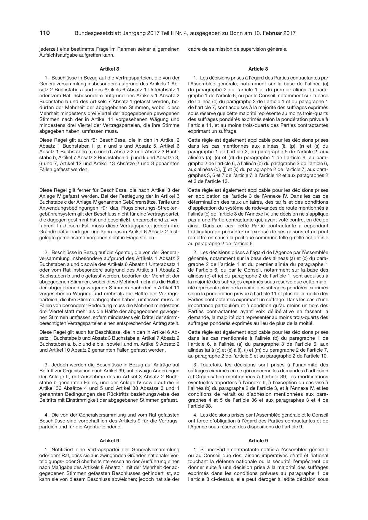 BGBl. 2017, Seite 110 — Originalseite als Abbildung